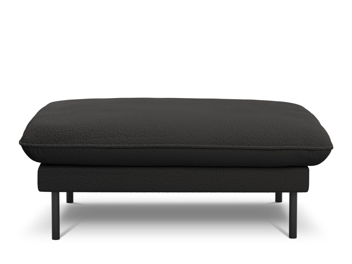 Taburet tapițat Ferlevi 114 (Ascot Black)