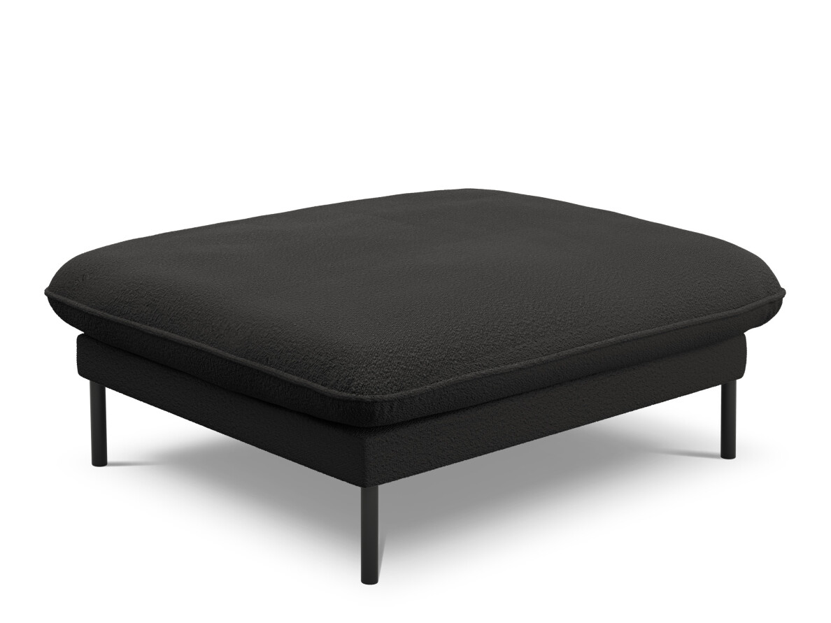 Taburet tapițat Ferlevi 132 (Ascot Black)