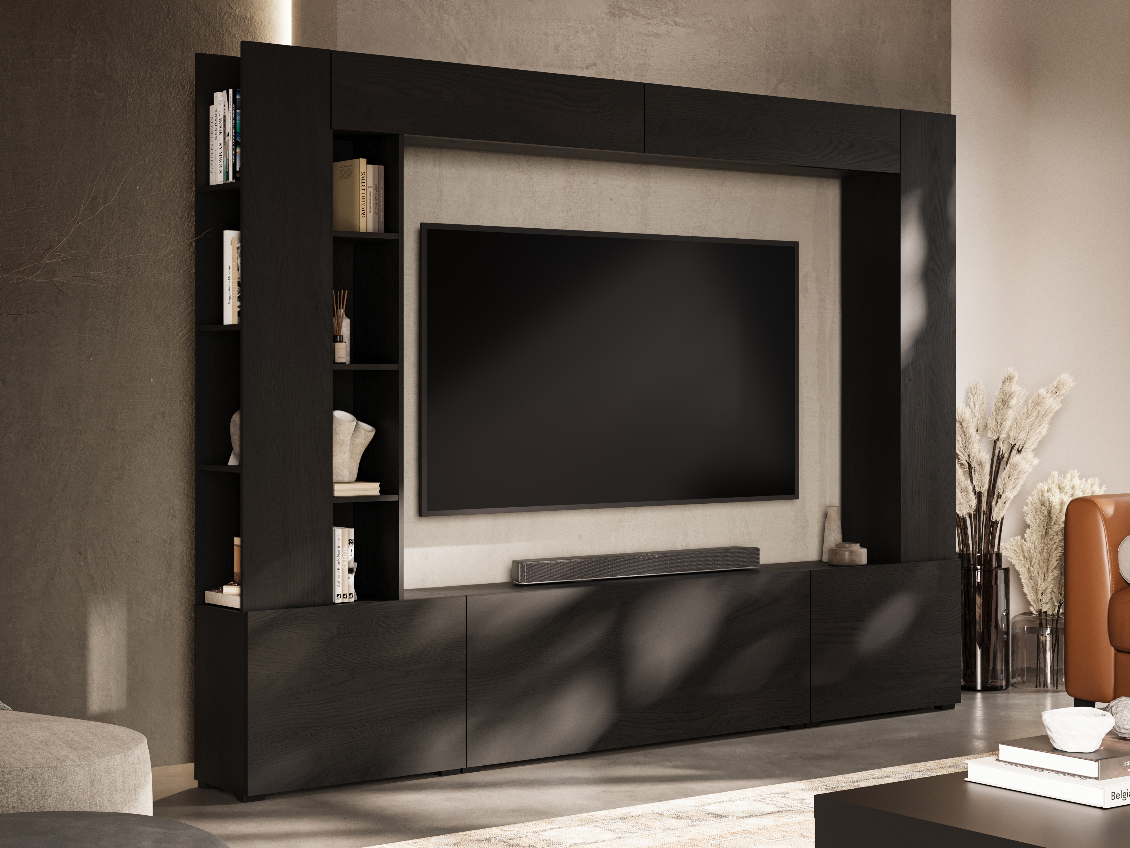 Set de living Austin 392 (Negru)