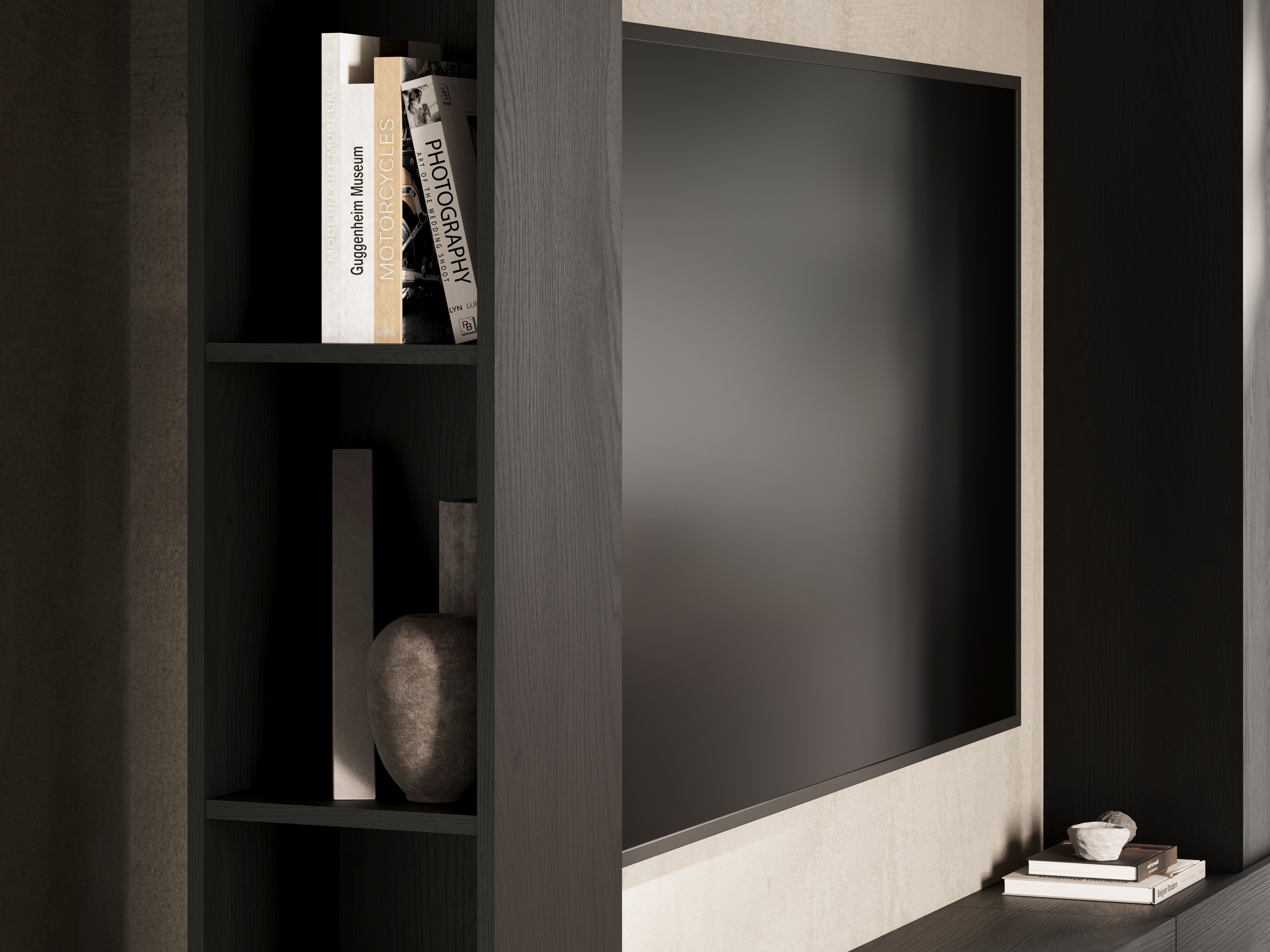 Set de living Austin 392 (Negru)