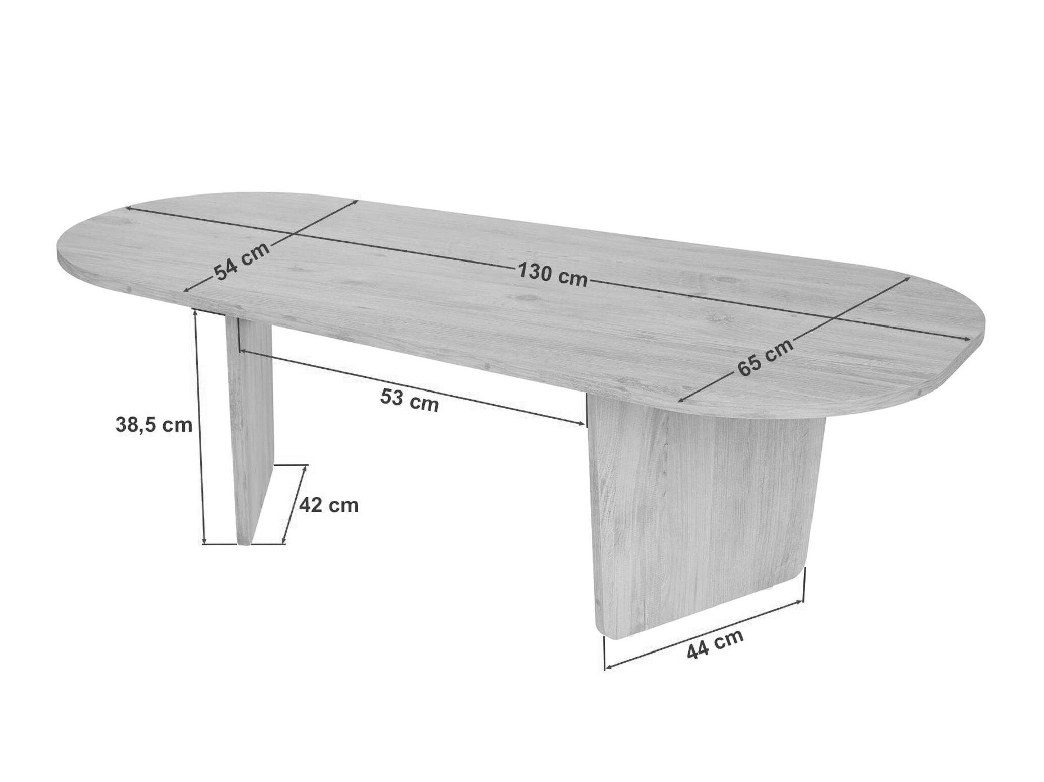 Măsuță de cafea Novato 135 (Pin)