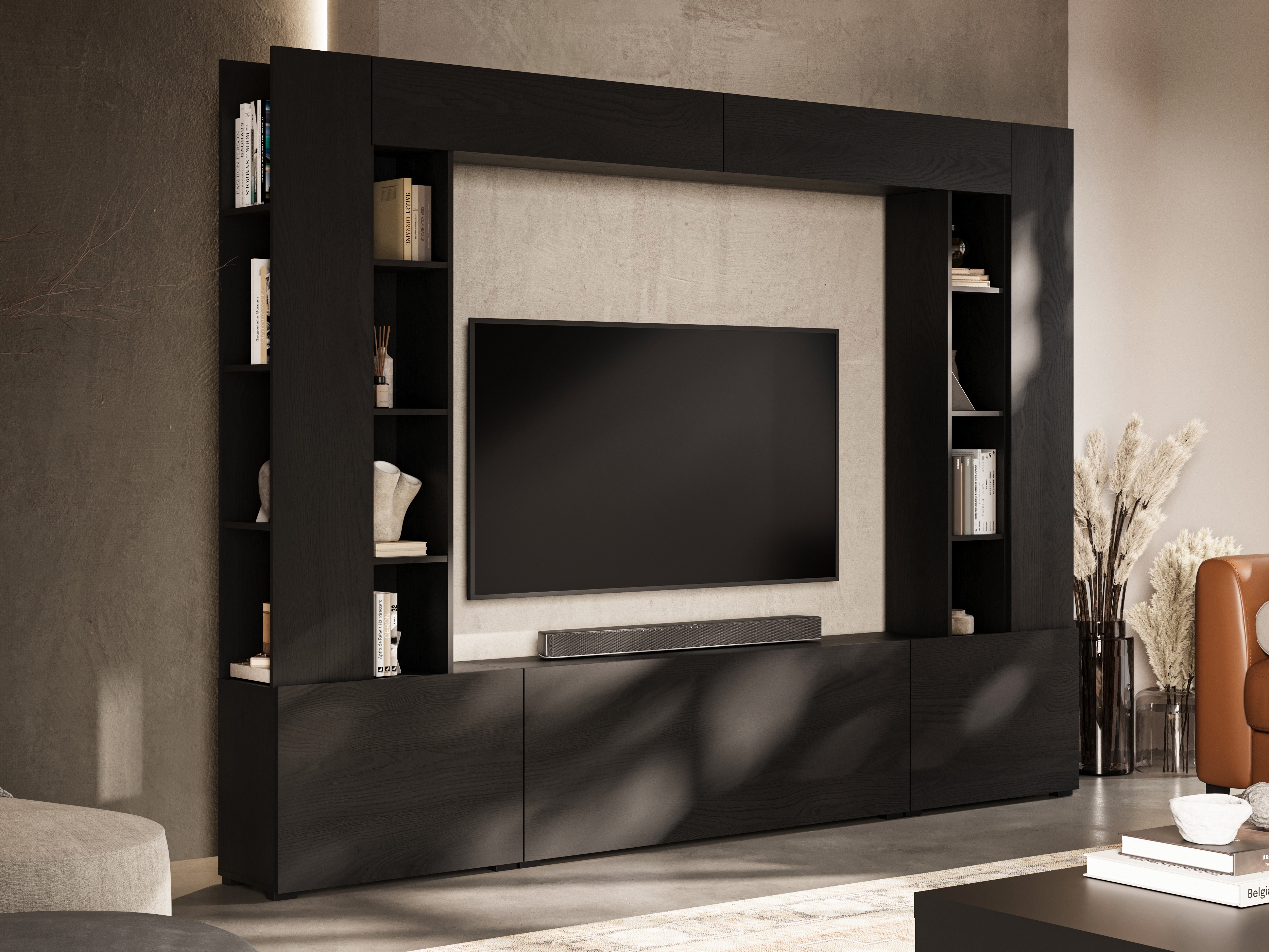 Set de living Austin 392 (Negru)
