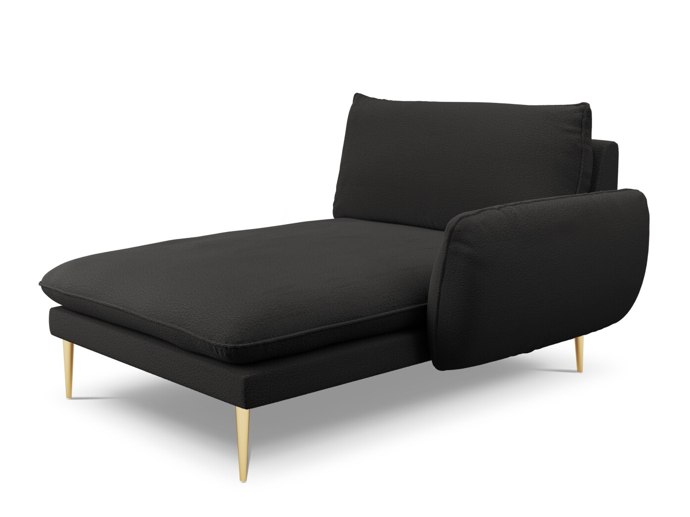 Canapea tip șezlong Ferlevi 116 (Ascot Black)