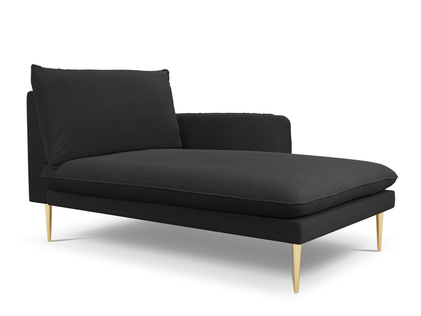 Canapea tip șezlong Ferlevi 116 (Ascot Black)