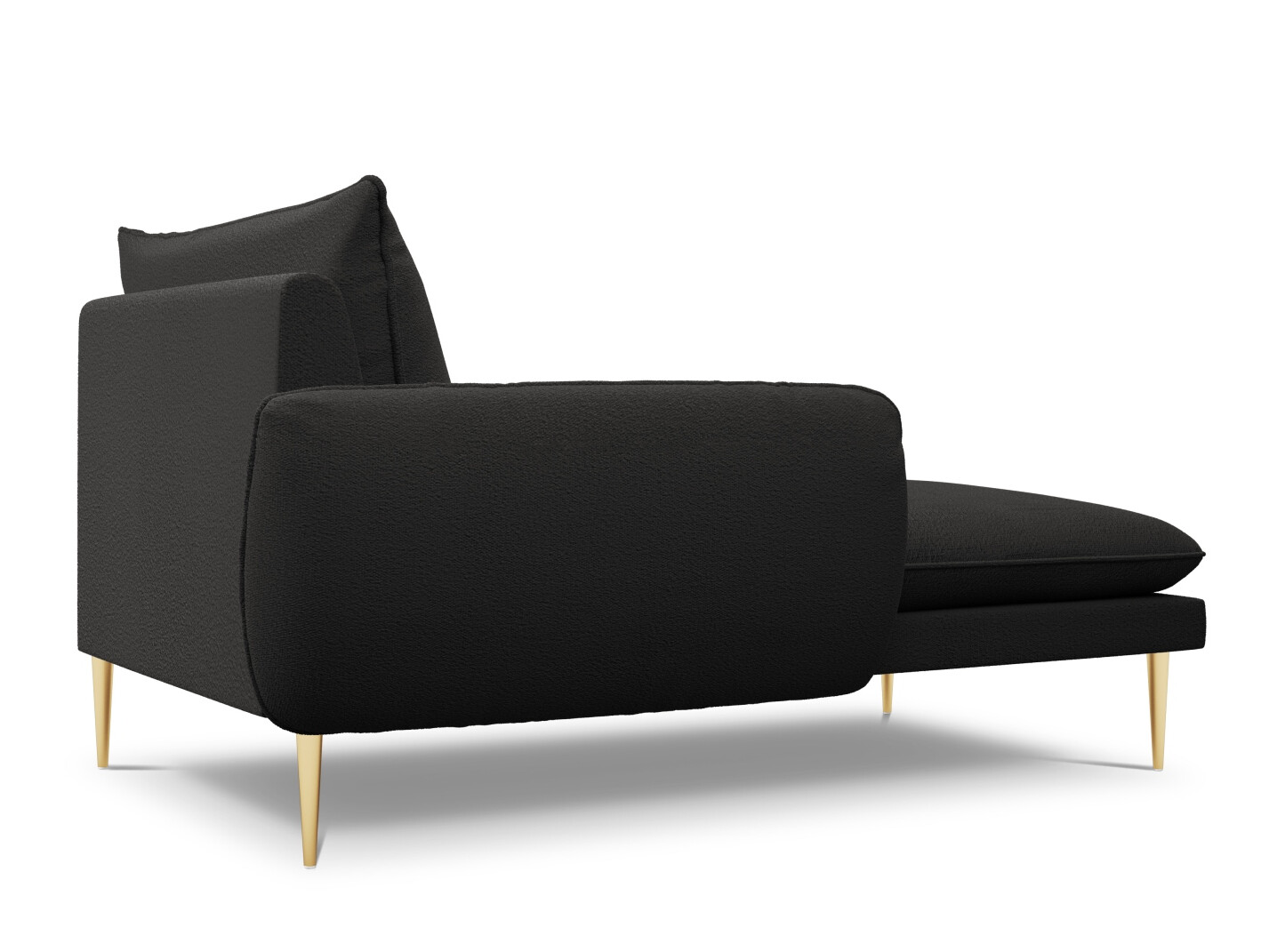 Canapea tip șezlong Ferlevi 116 (Ascot Black)