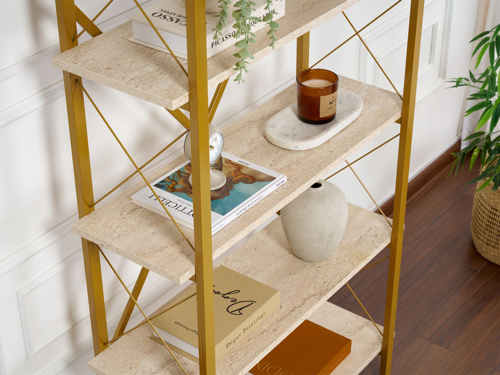 Raft Novato 115 (Deschis Travertine + Aur)