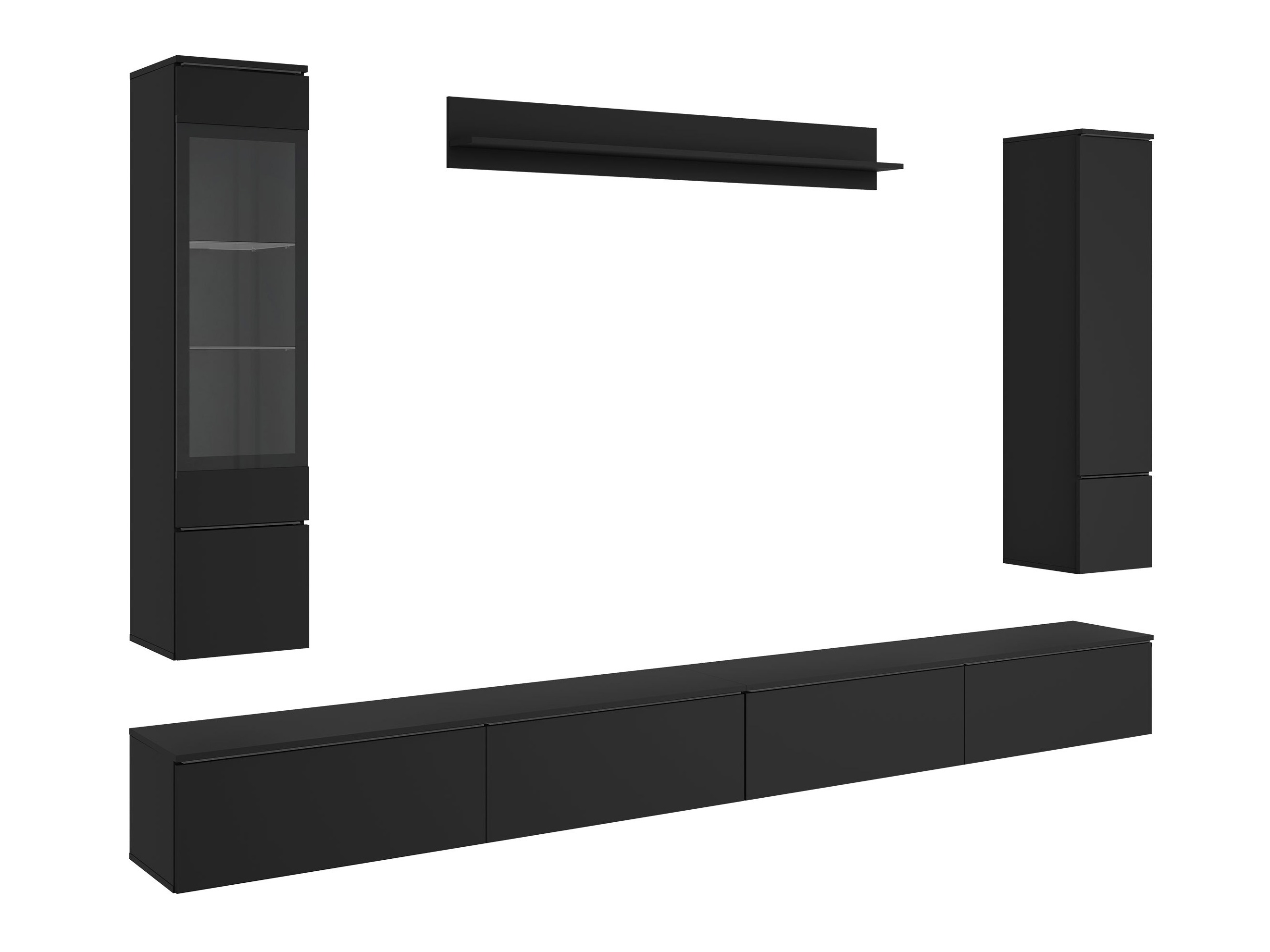Set de living Mirfivo 110 (Negru)