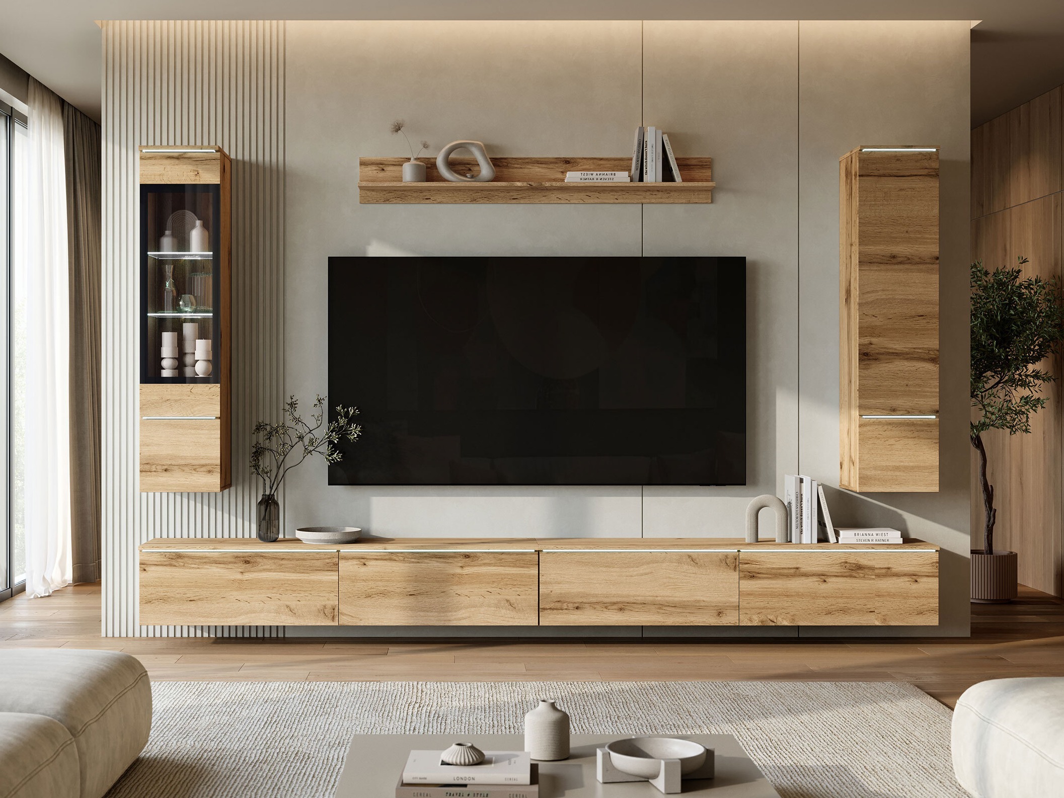 Set de living Mirfivo 110 (Stejar Wotan)