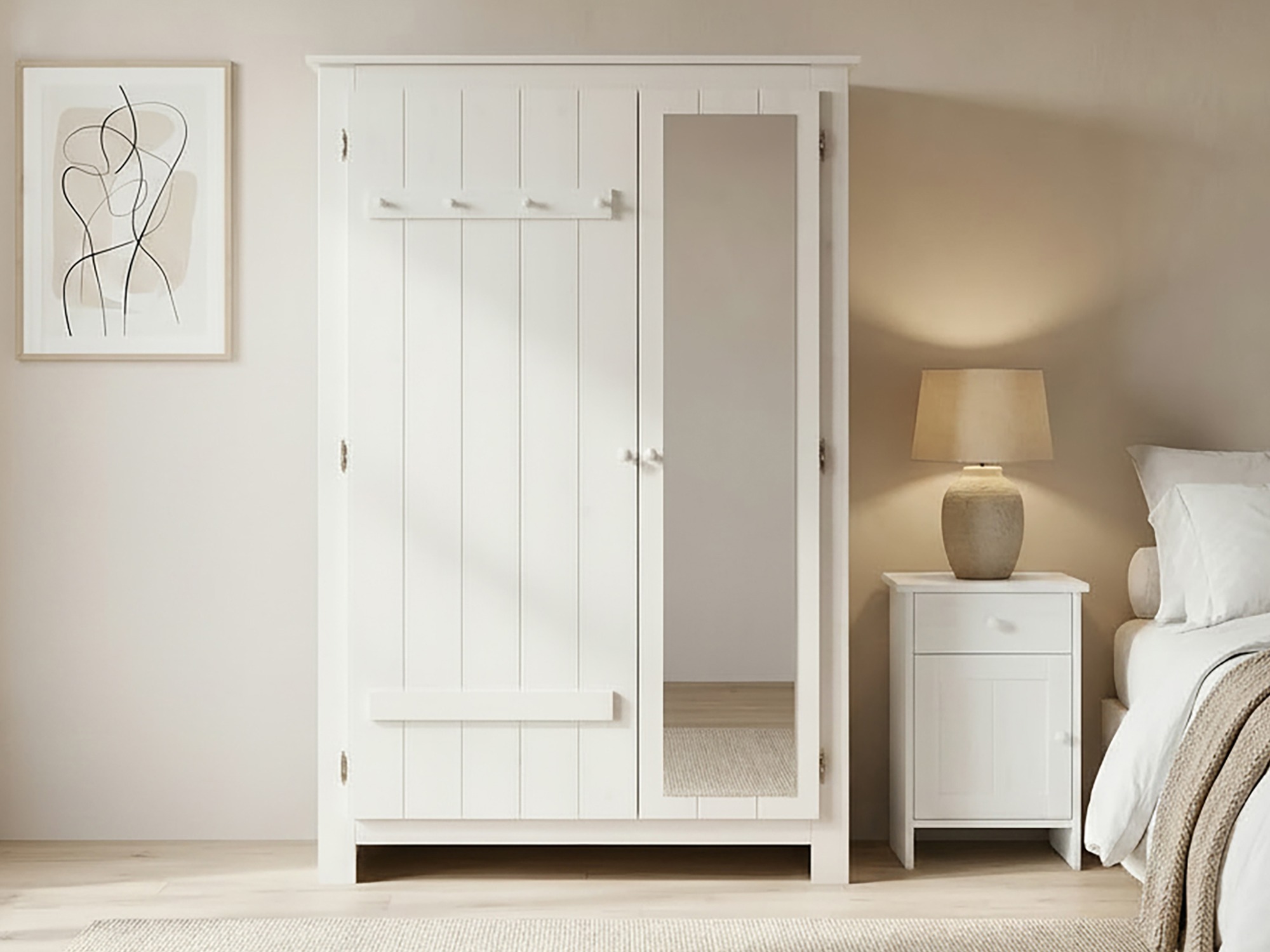Dulap Denton 1276 (Alb)