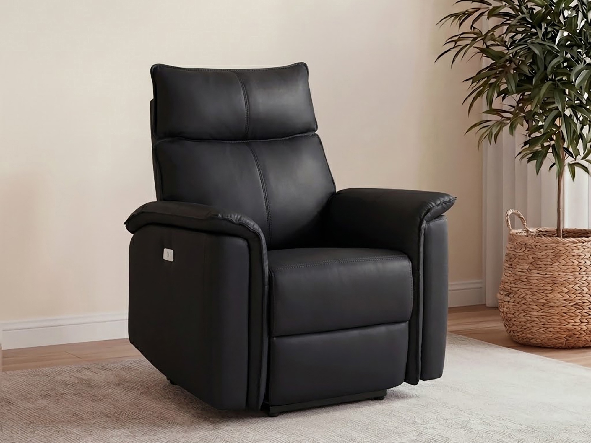 Fotoliu recliner Denton 676 (Negru)