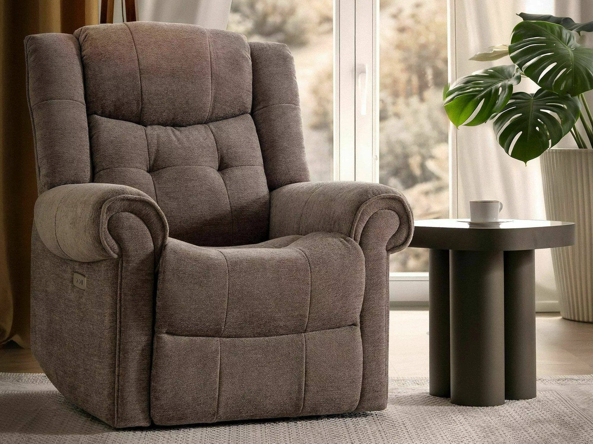 Fotoliu recliner Detroit 966 (Raven 30)