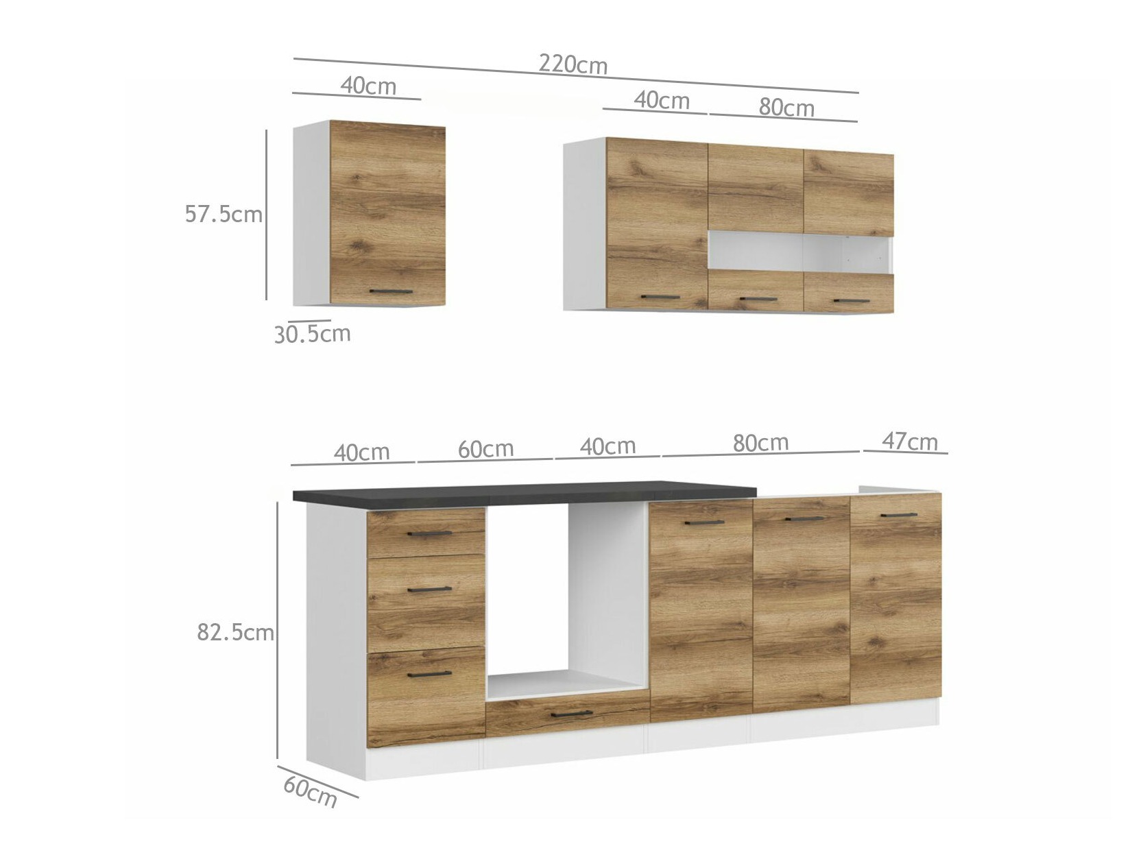 Set de bucătărie modular Dela 114