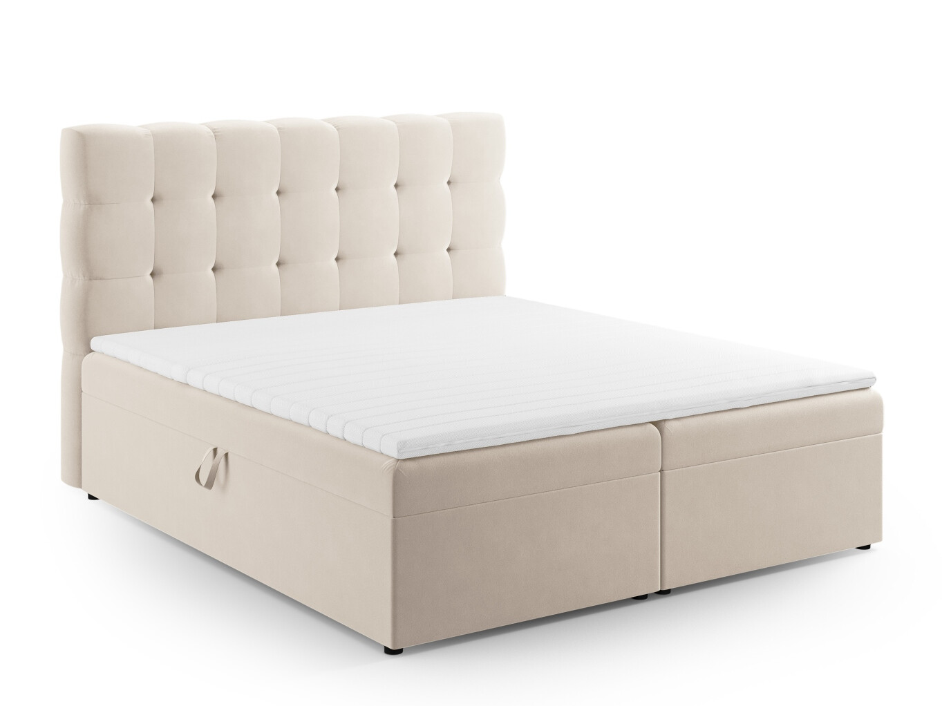 Pat boxspring Calelbe 121 (Bluvel 22)