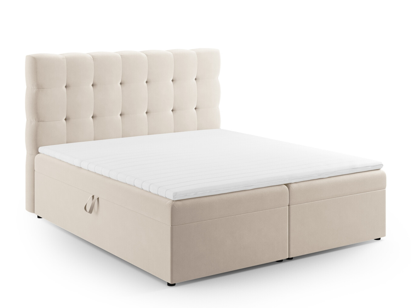 Pat boxspring Calelbe 121 (Bluvel 22)