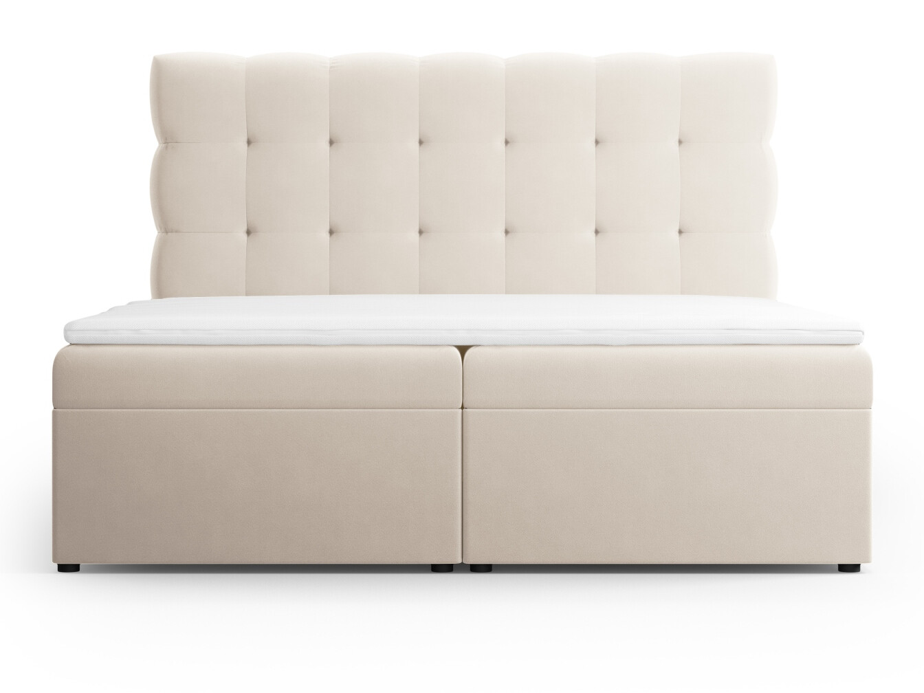 Pat boxspring Calelbe 121 (Bluvel 22)