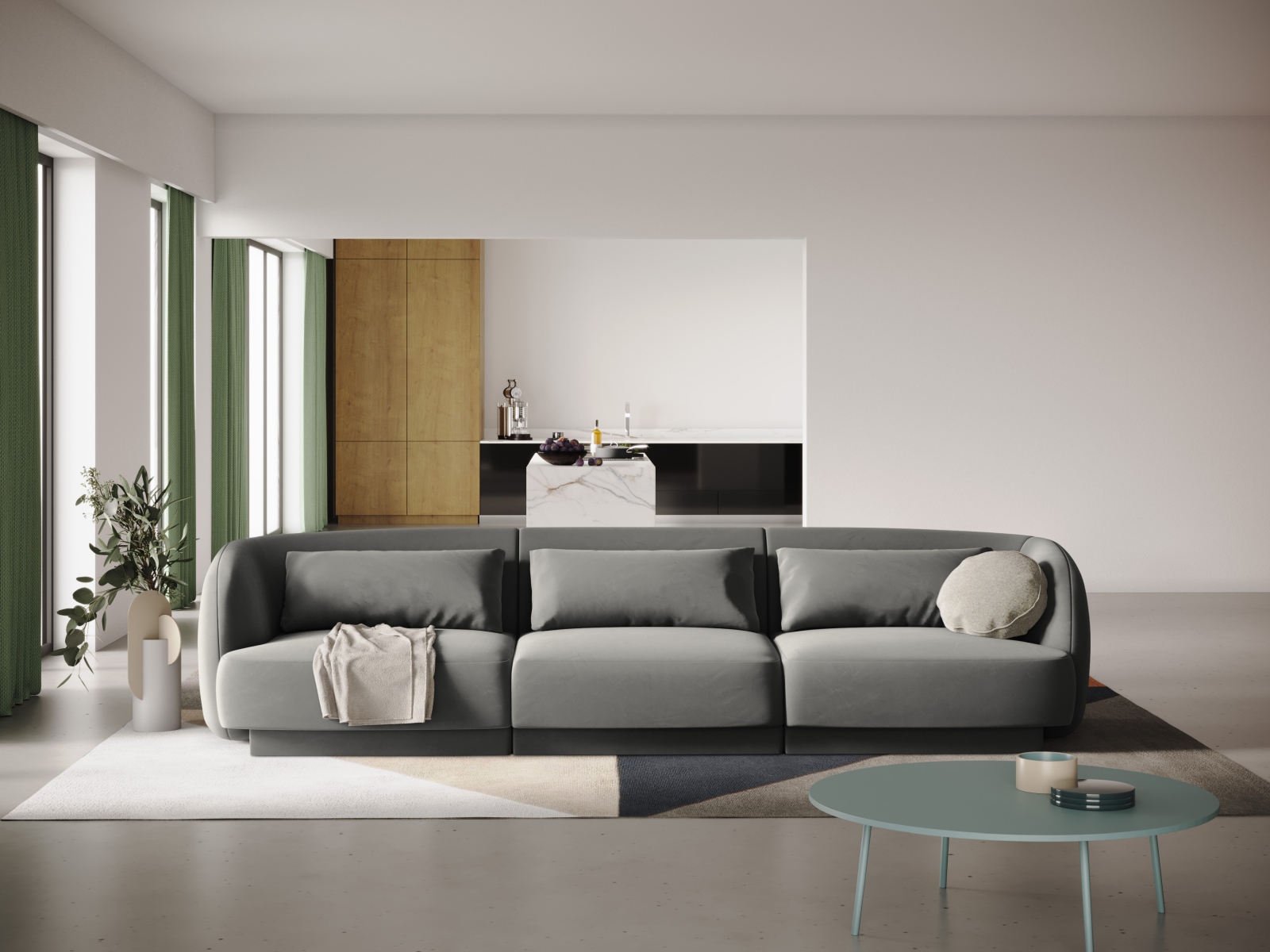 Canapea Feltoro 102 (Bluvel 13)
