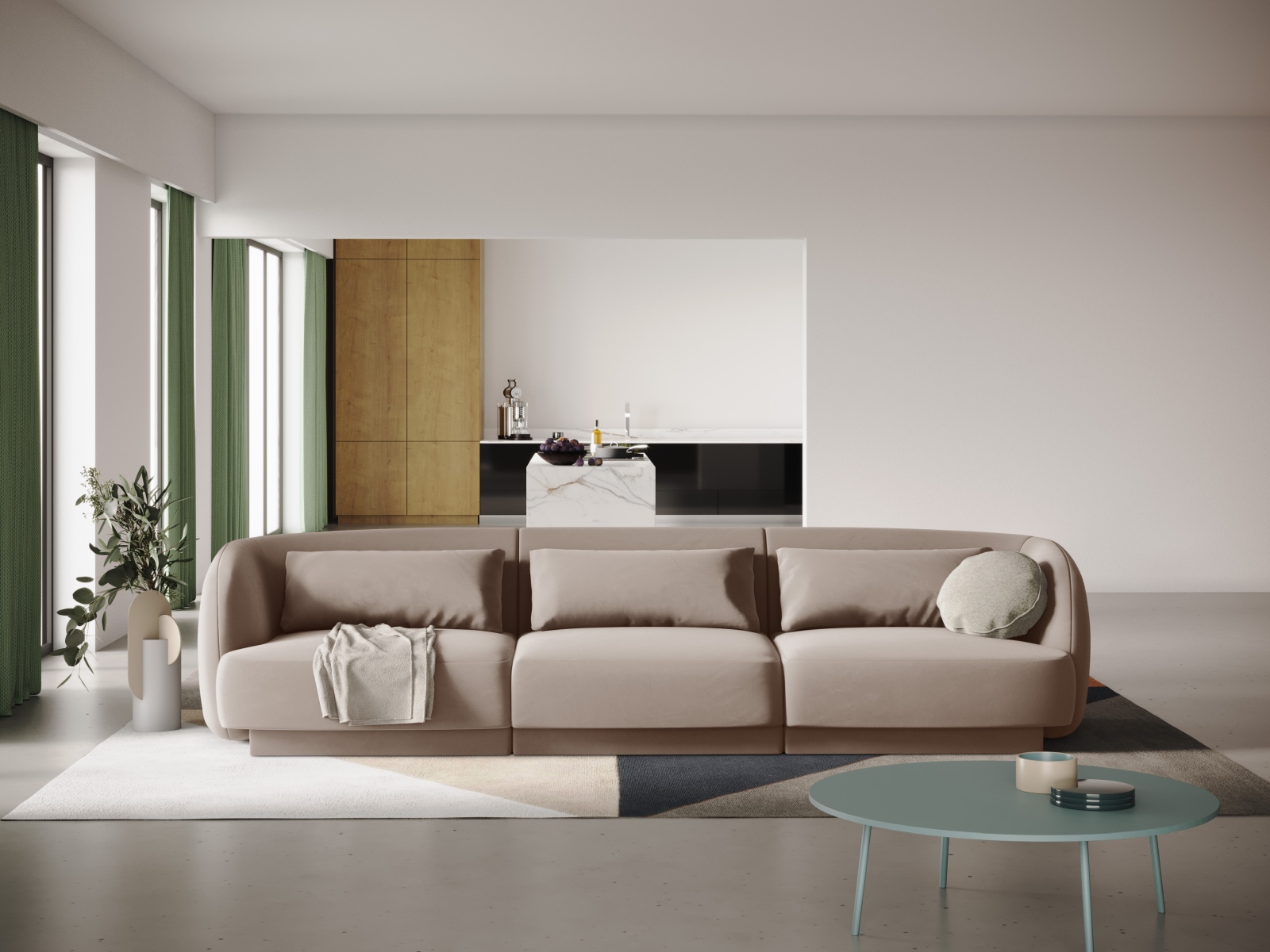 Canapea Feltoro 102 (Bluvel 28)