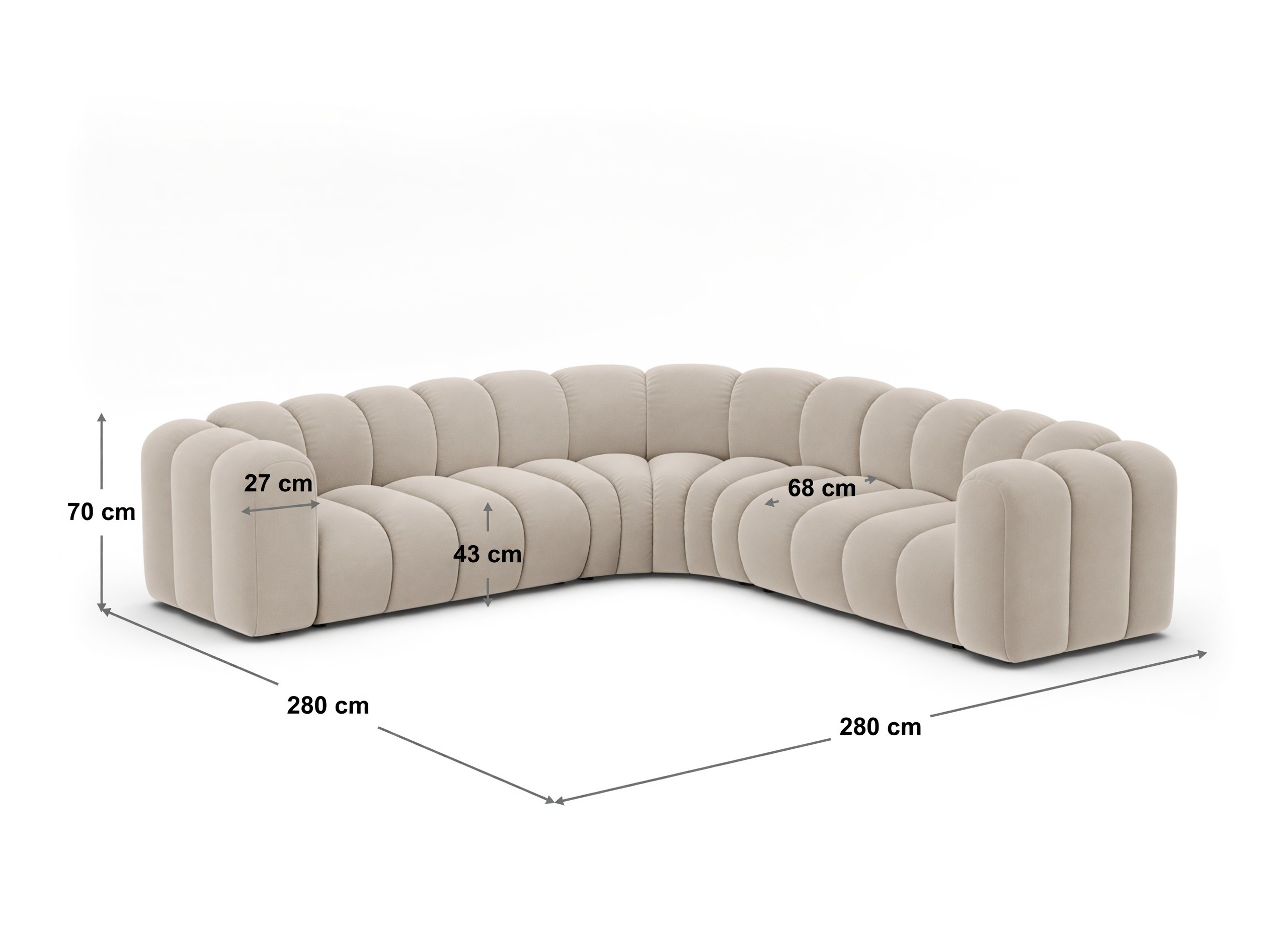 Colțar modular Cirleve 121 (Baloo 2090)