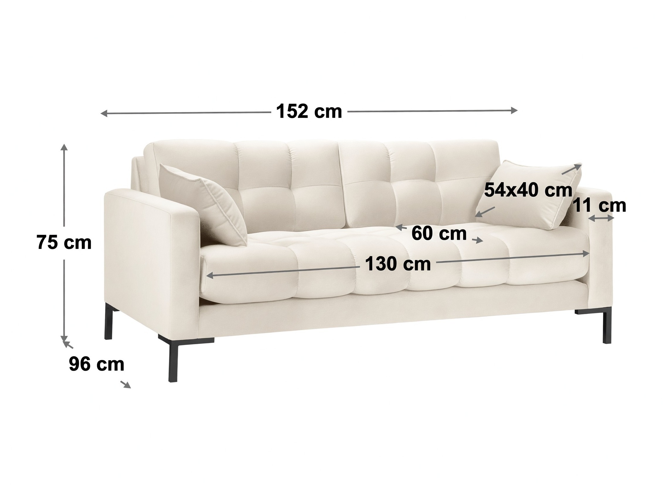 Canapea Lormelo 100 (Bluvel 68)