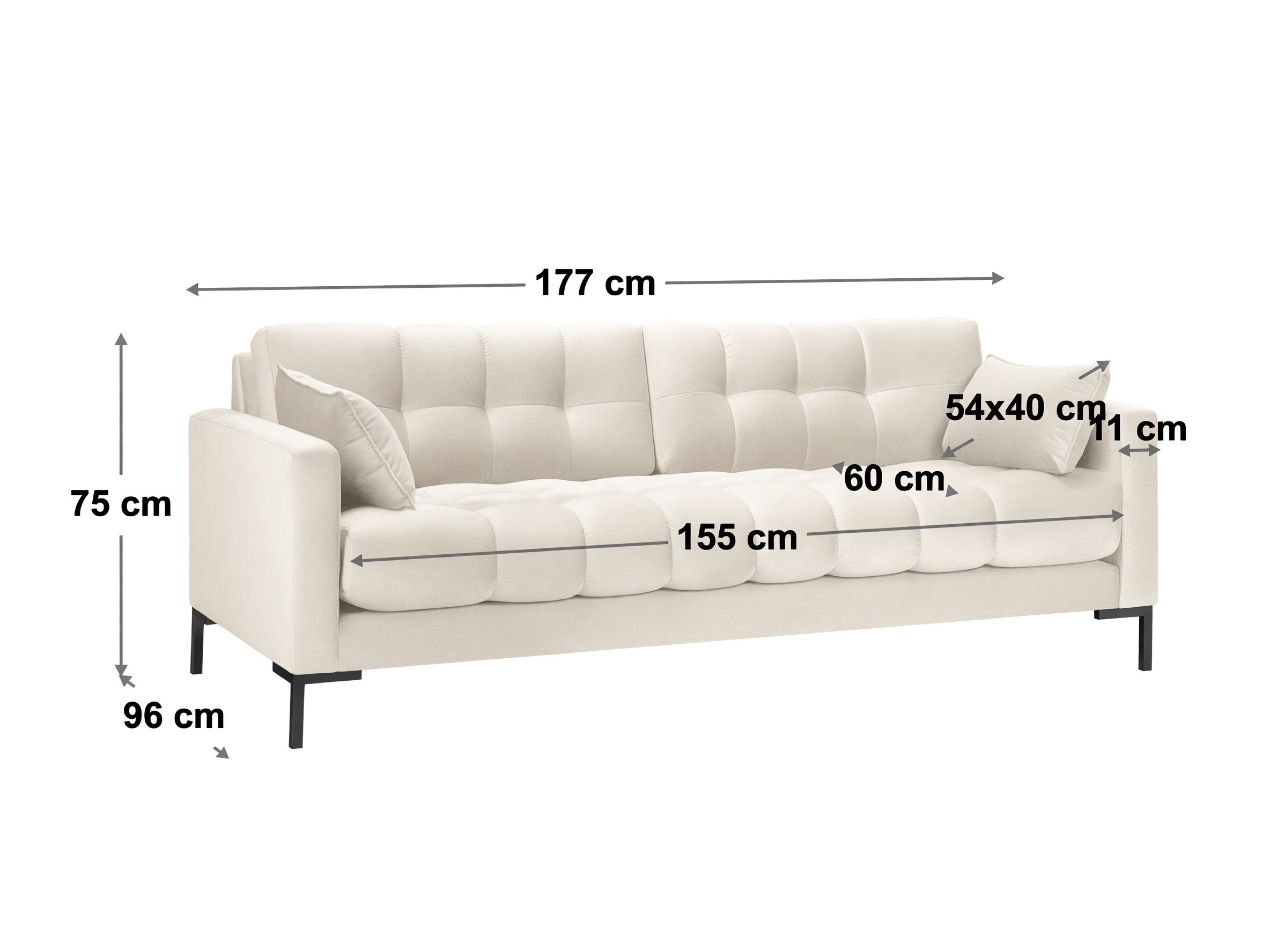 Canapea Lormelo 101 (Bluvel 86)
