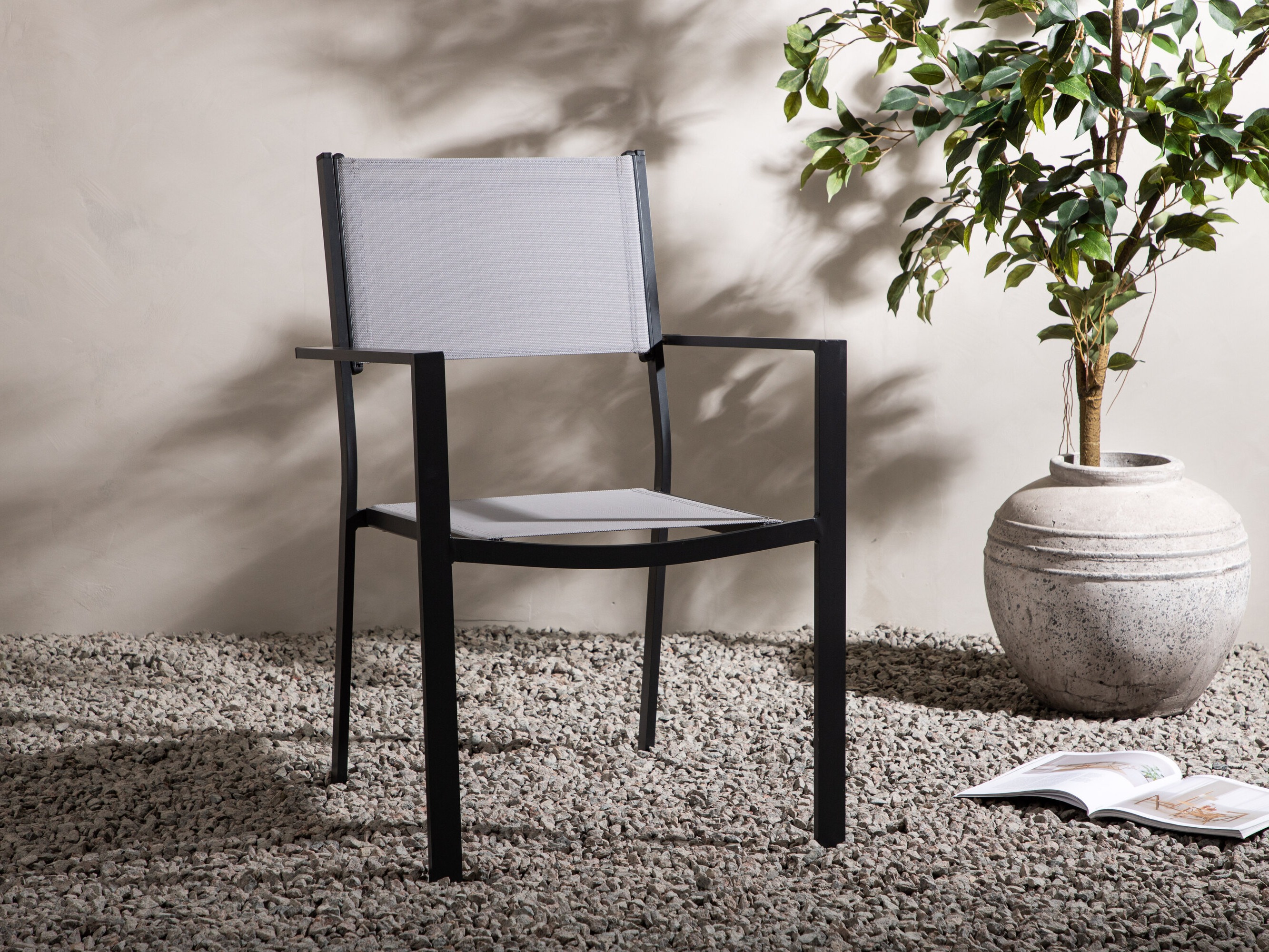 Scaun de exterior Dallas 746 (Negru)