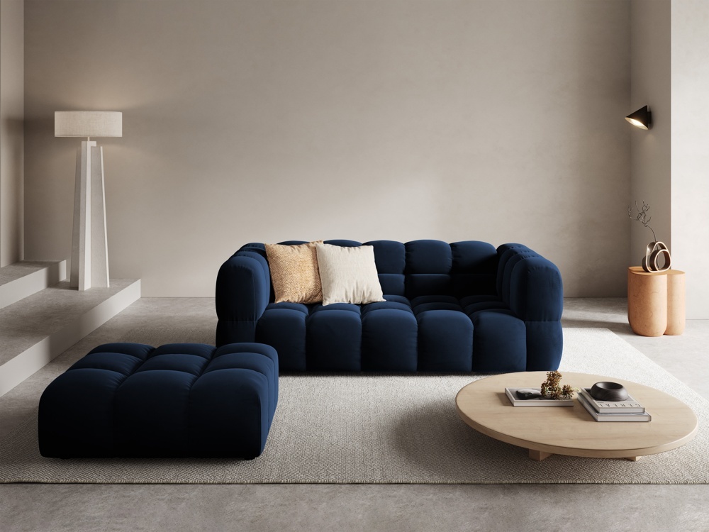 Taburet tapițat Tordela 106 (Casino Deep Blue)
