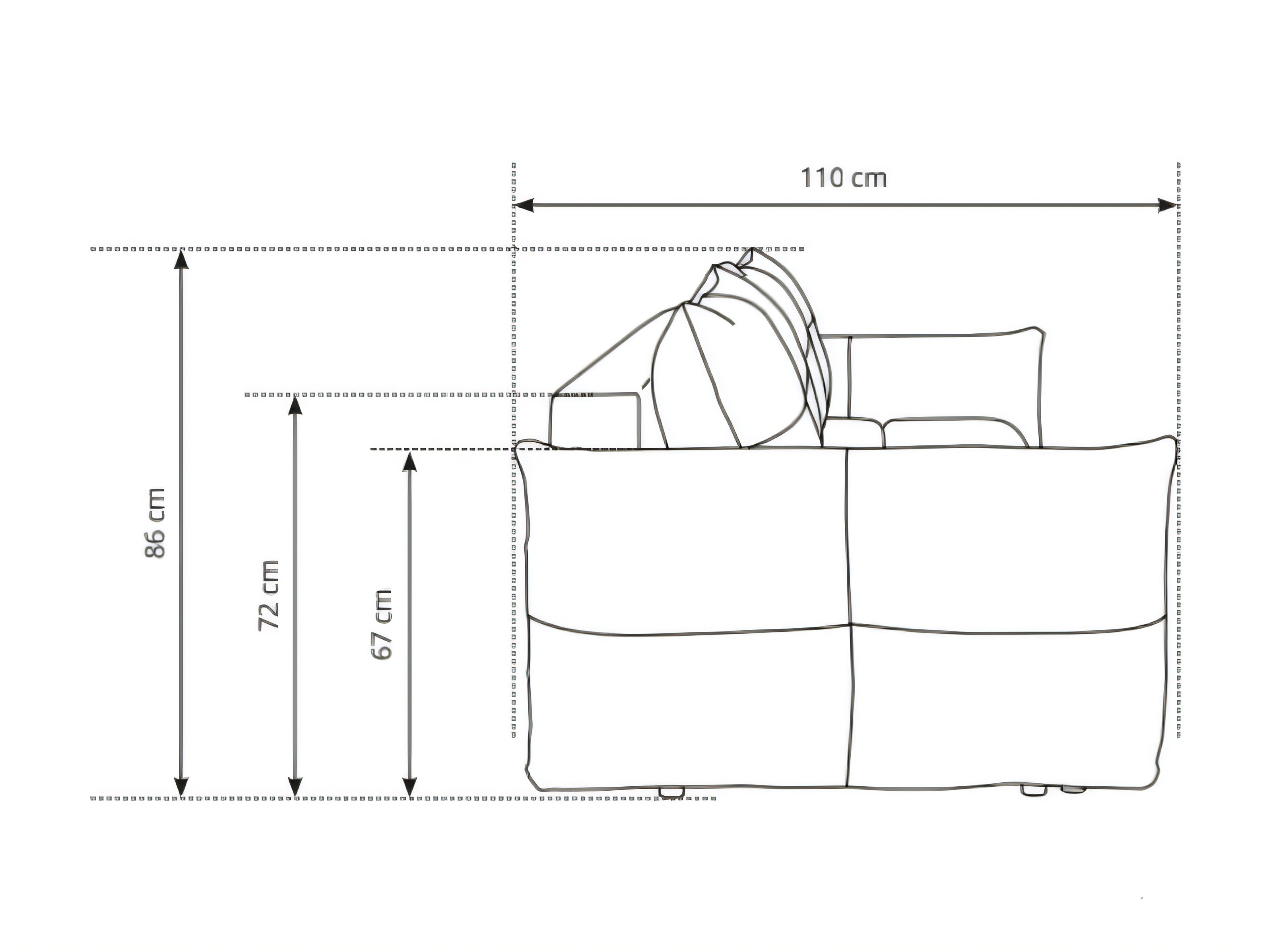 Canapea extensibilă Kingston 206 (Wind 05)