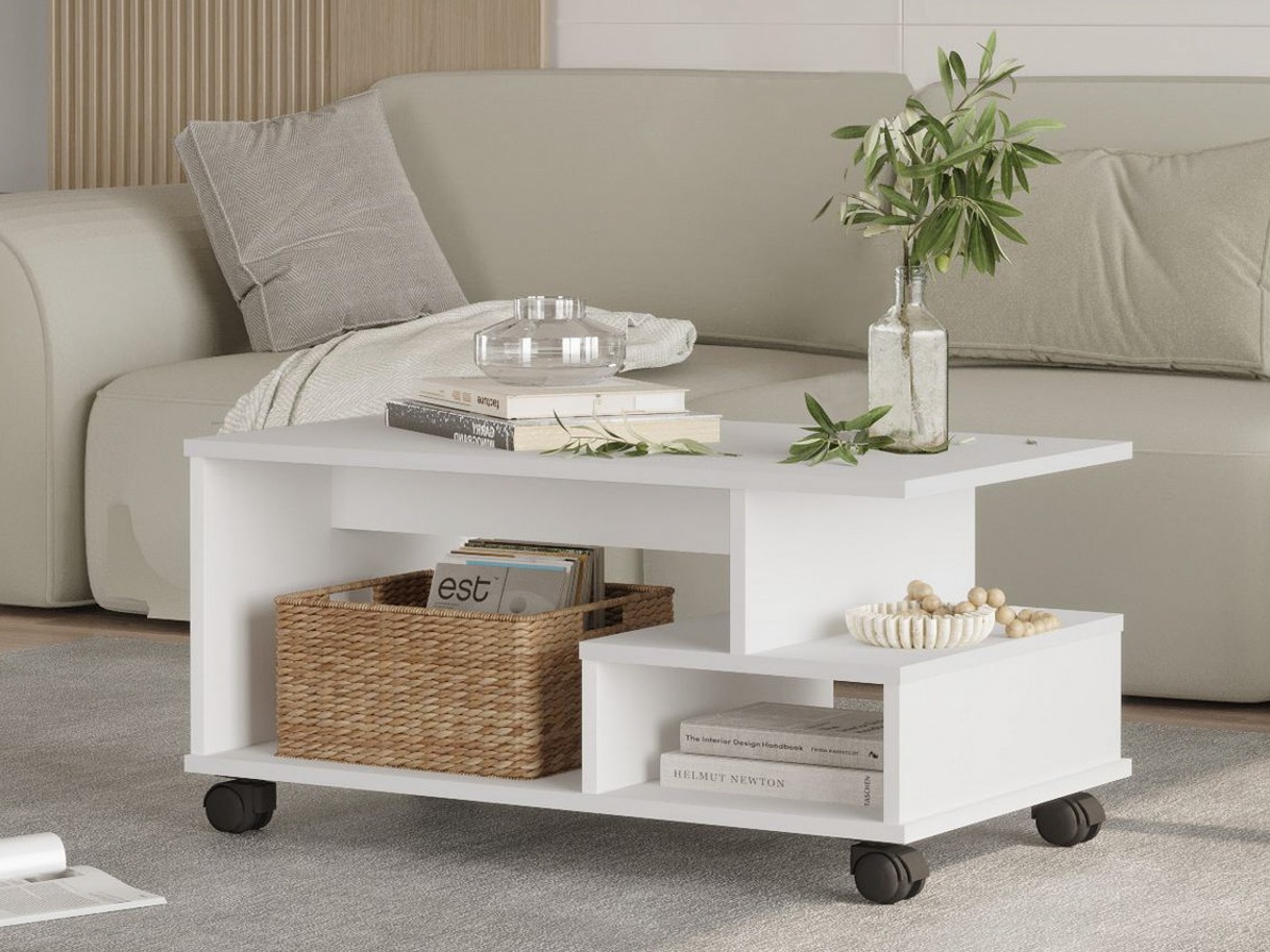 Măsuță de cafea Kailua 2788 (Alb)