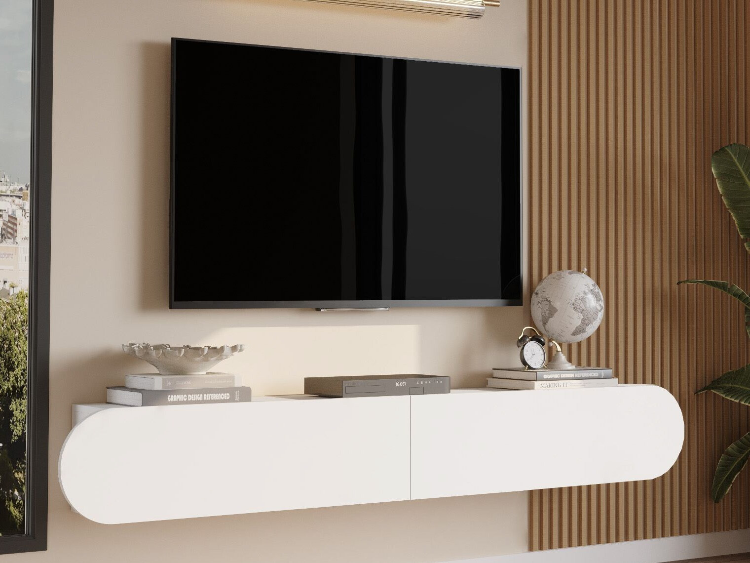 Comodă TV Kailua 2789 (Alb)