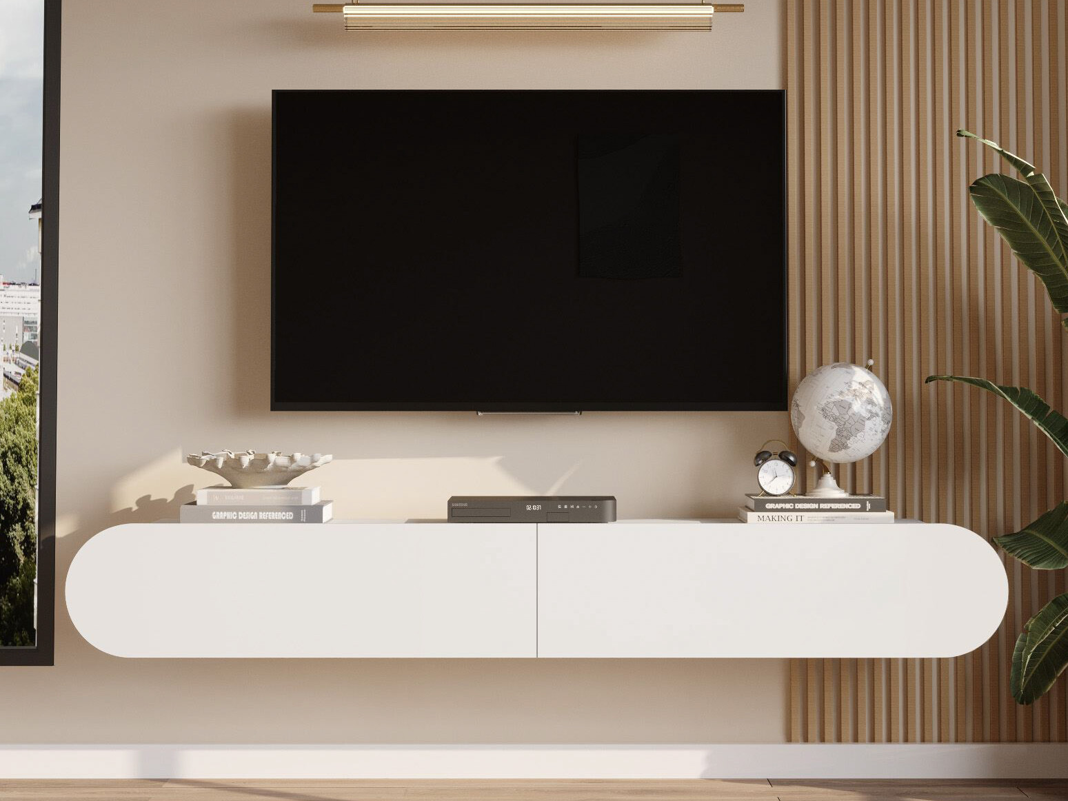 Comodă TV Kailua 2789 (Alb)