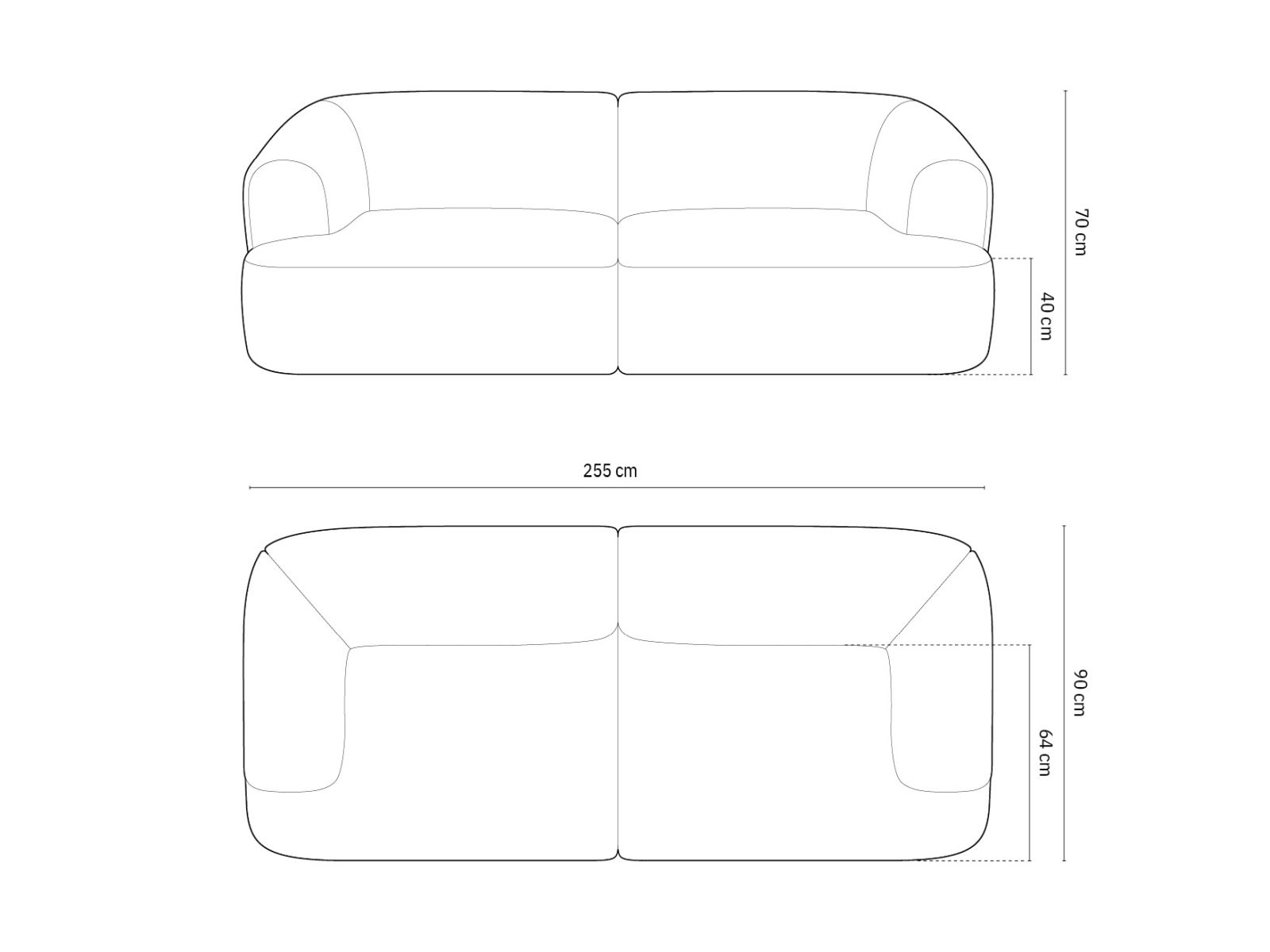 Canapea Felrevu 107 (Lincoln 37D)