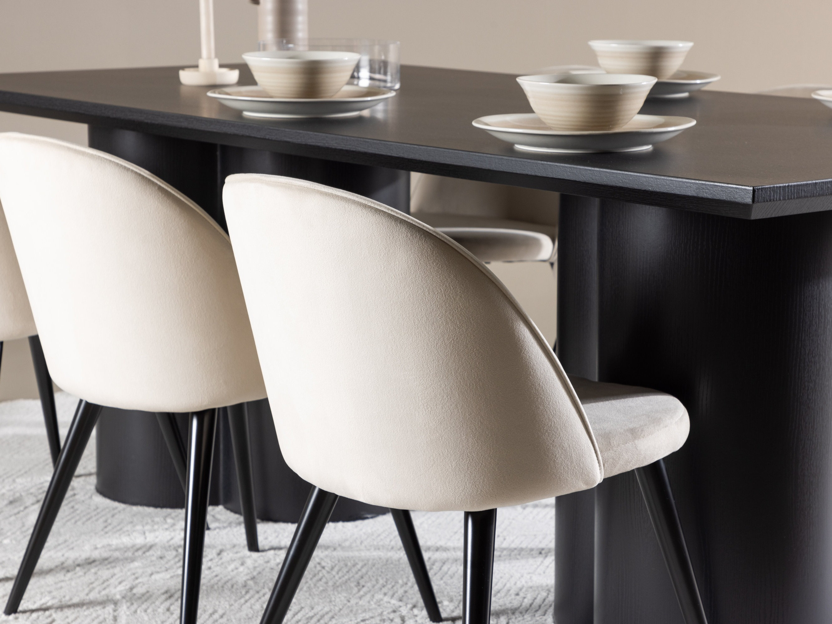 Set de mese Dallas 5330 (Negru)