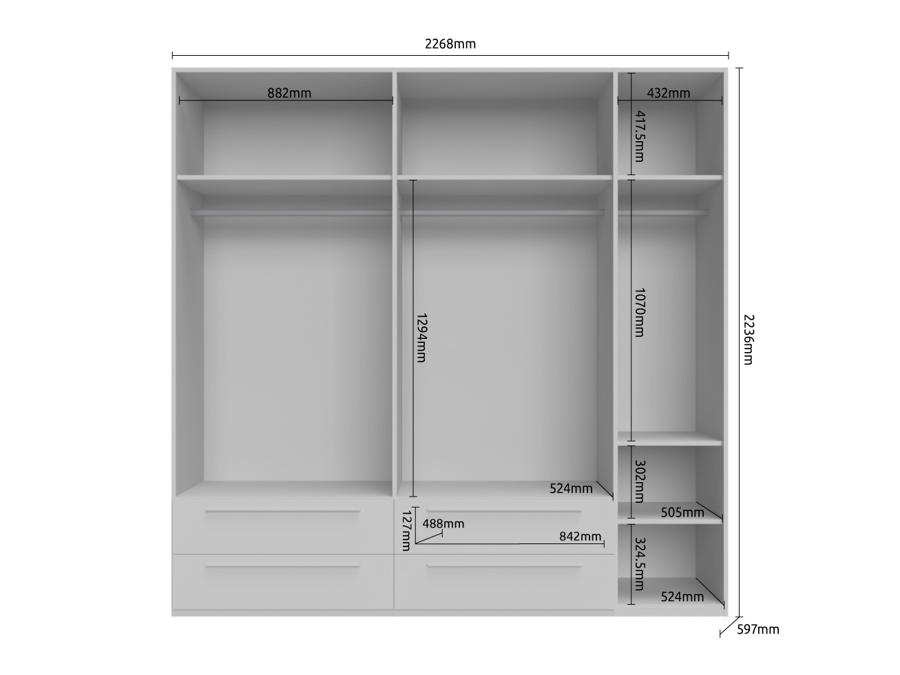 Dulap Tetalo 170