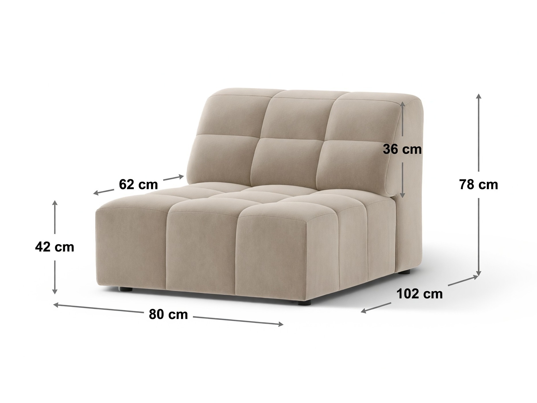 Fotoliu modular Somelo 111 (Eden 04)