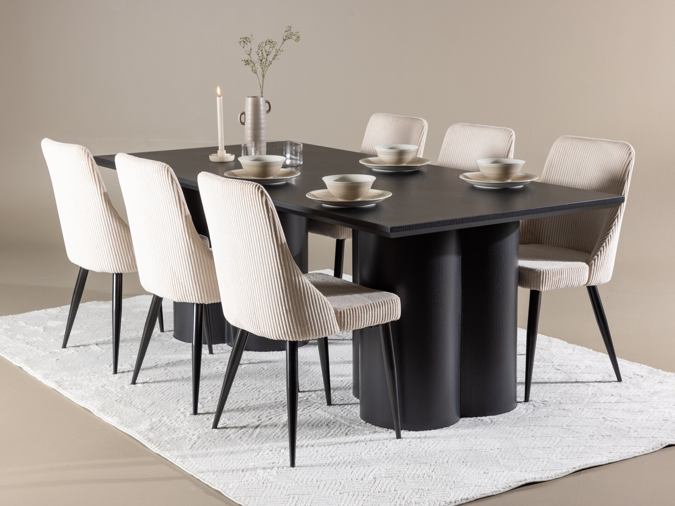 Set de mese Dallas 5179 (Negru)
