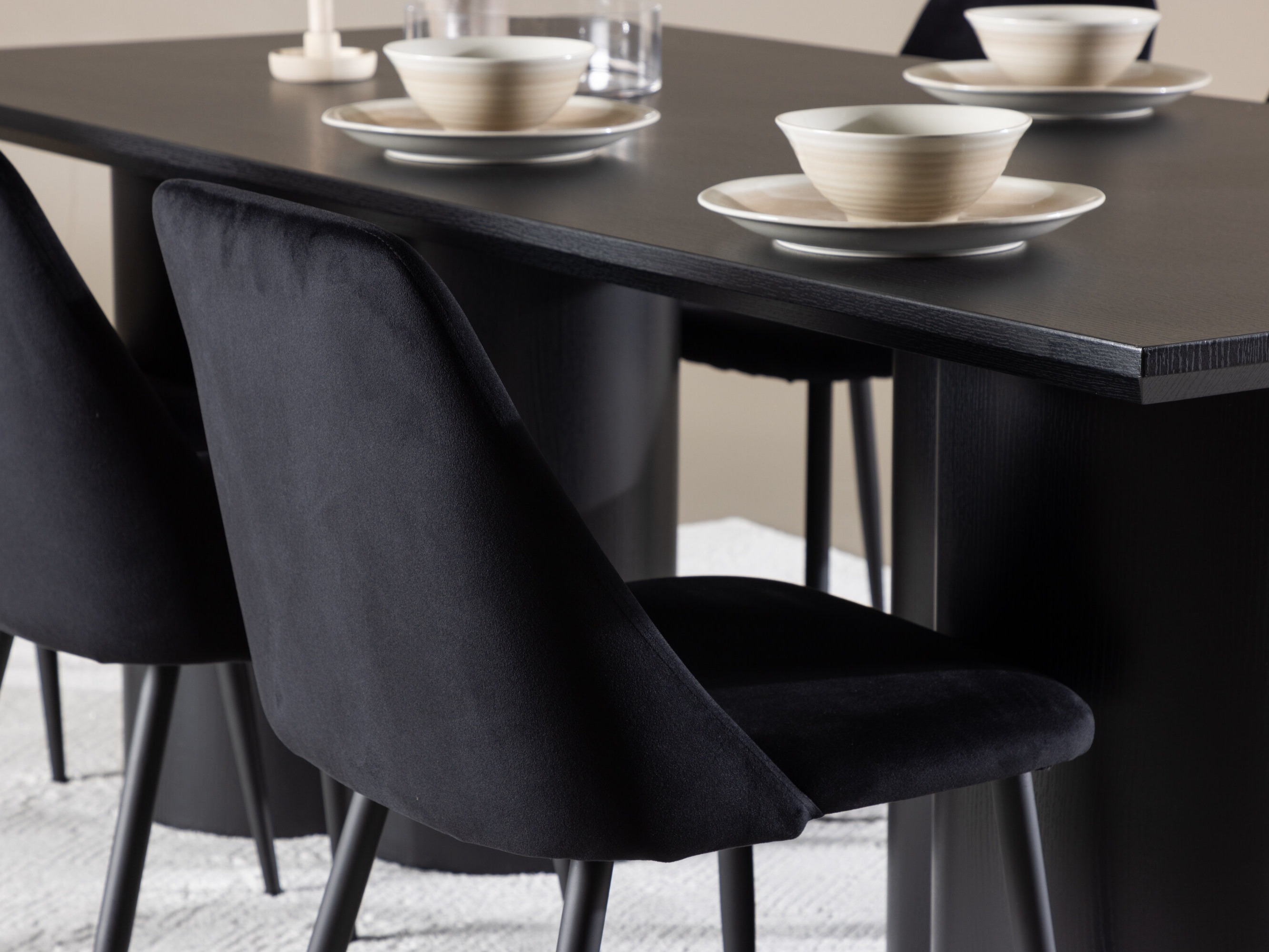 Set de mese Dallas 5182 (Negru)