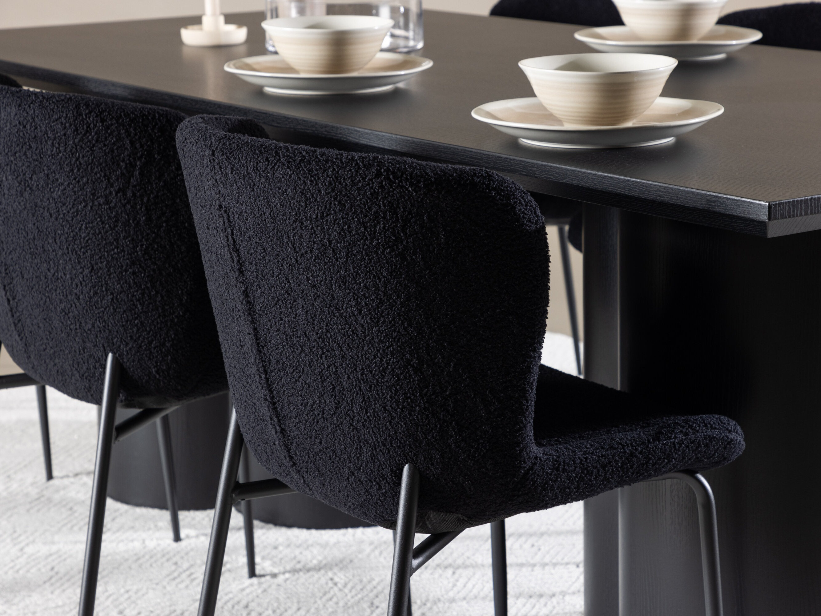 Set de mese Dallas 5343 (Negru)