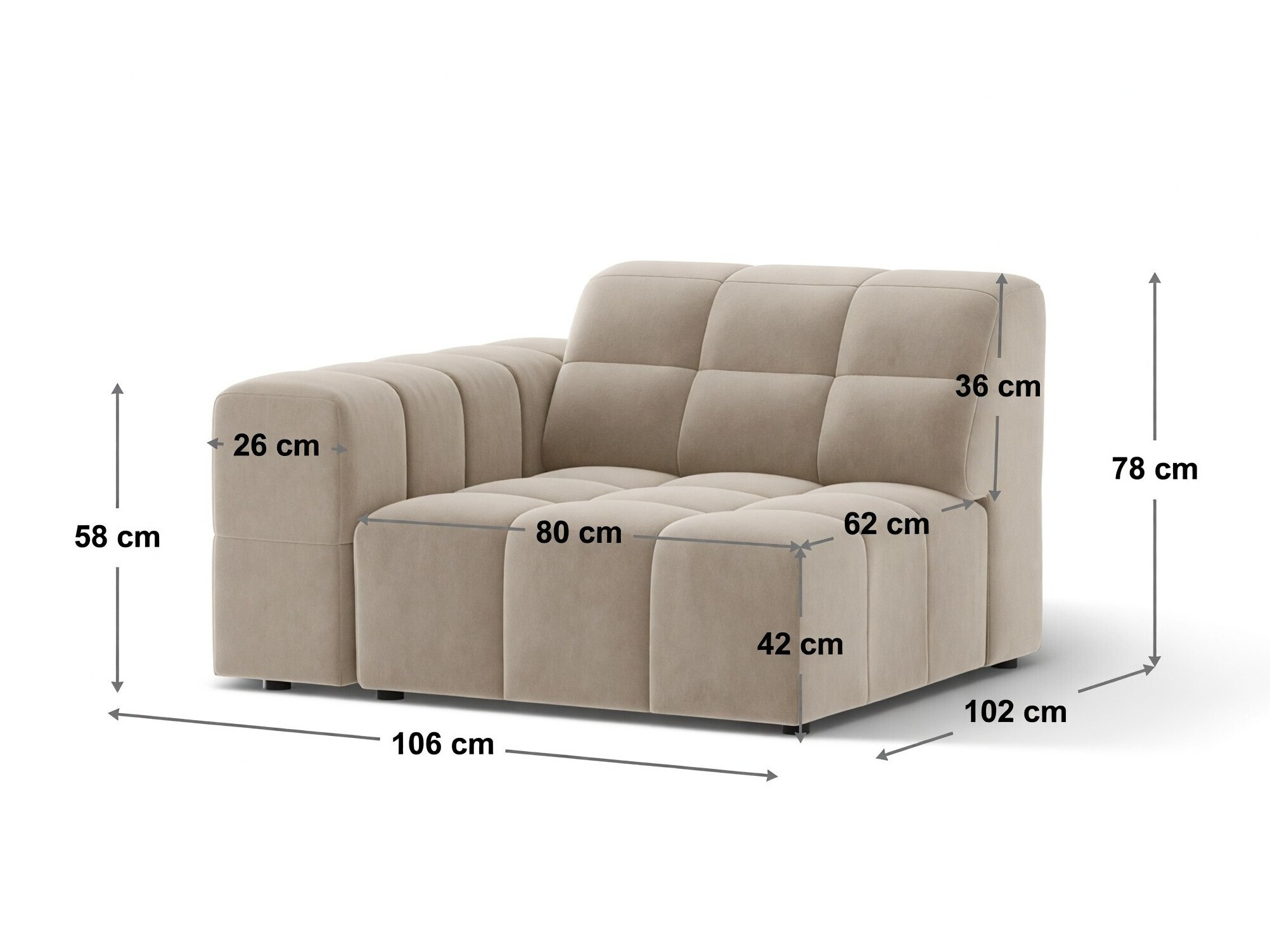 Sistem modular de șezut Somelo 112 (Venus 2911)