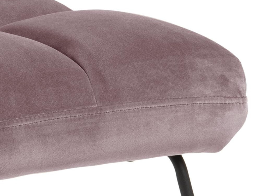 Fotoliu Norsica 370 (Roz Dusty + Negru)