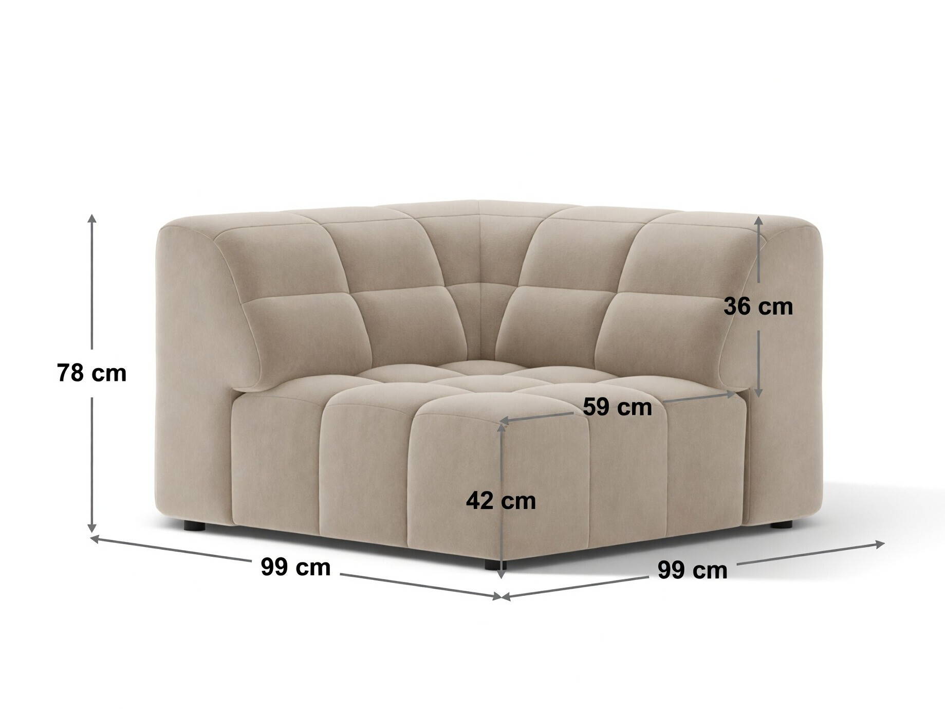 Sistem modular de șezut Somelo 115 (Bluvel 68)