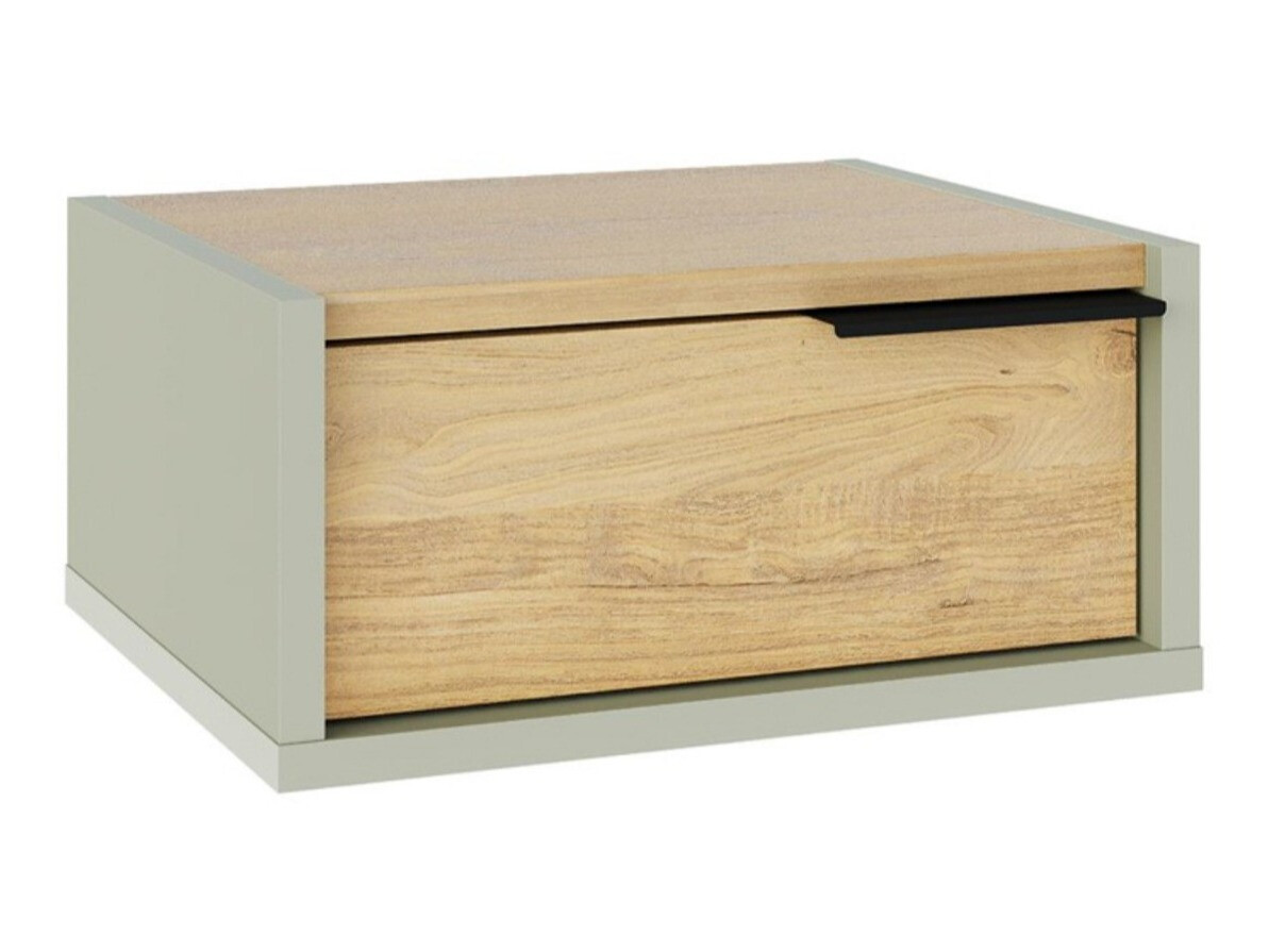Noptieră Kailua 2802 (Stejar + Verde)
