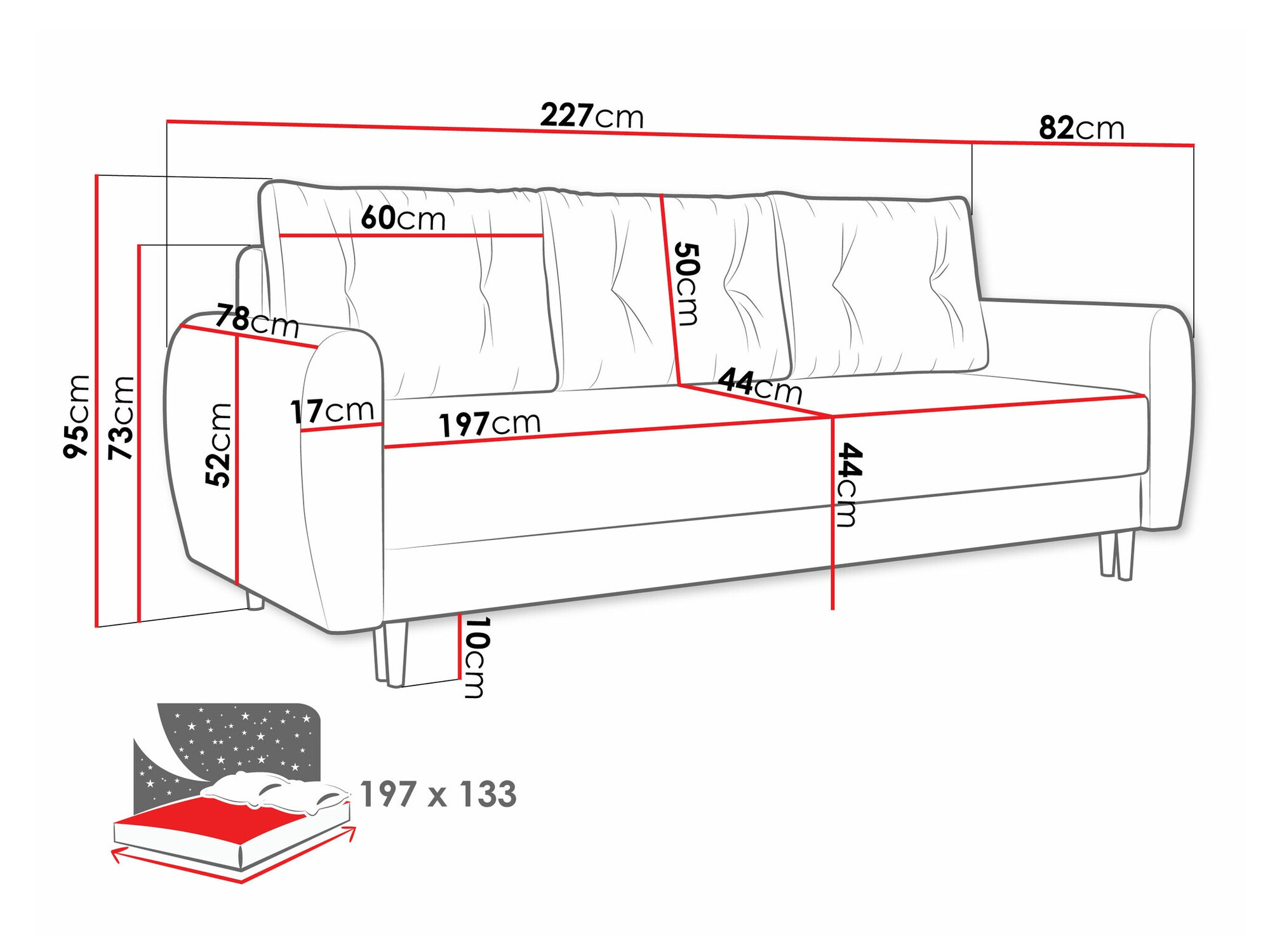 Canapea extensibilă SR11695