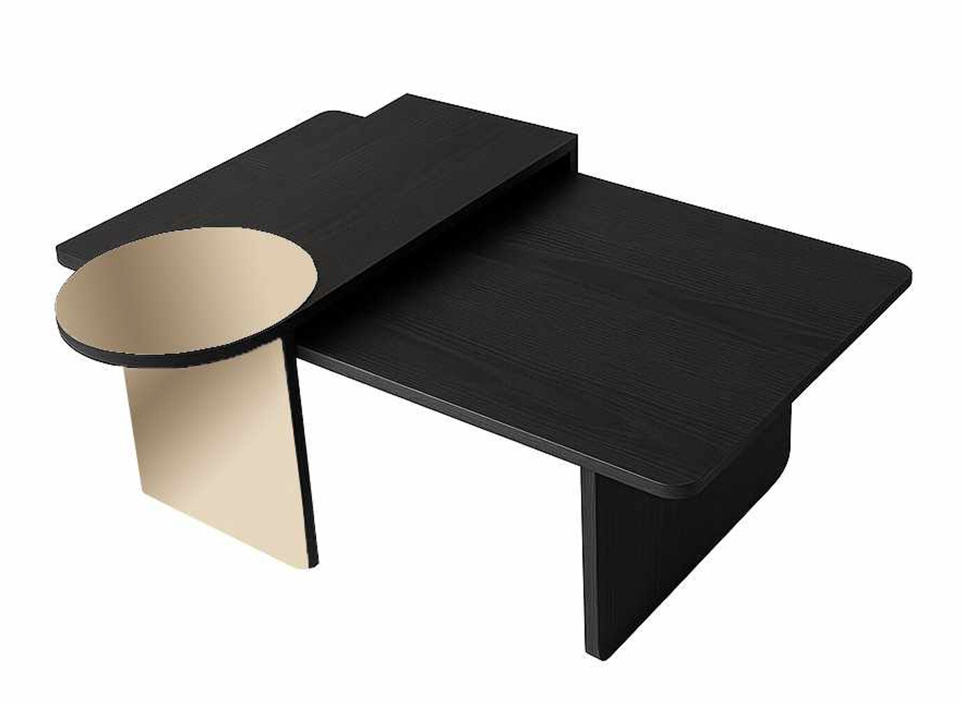 Set de măsuțe de cafea Kailua 2822 (Negru)