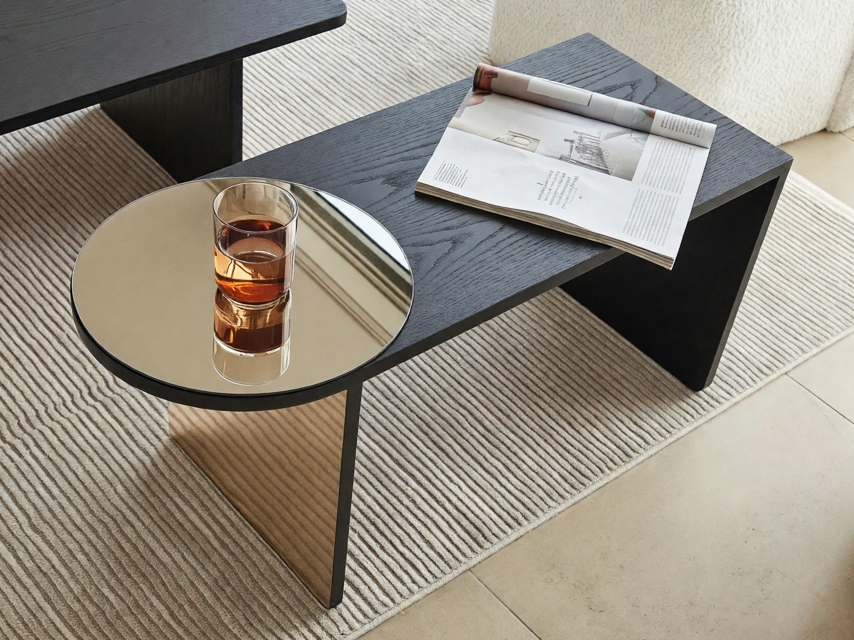 Set de măsuțe de cafea Kailua 2822 (Negru)