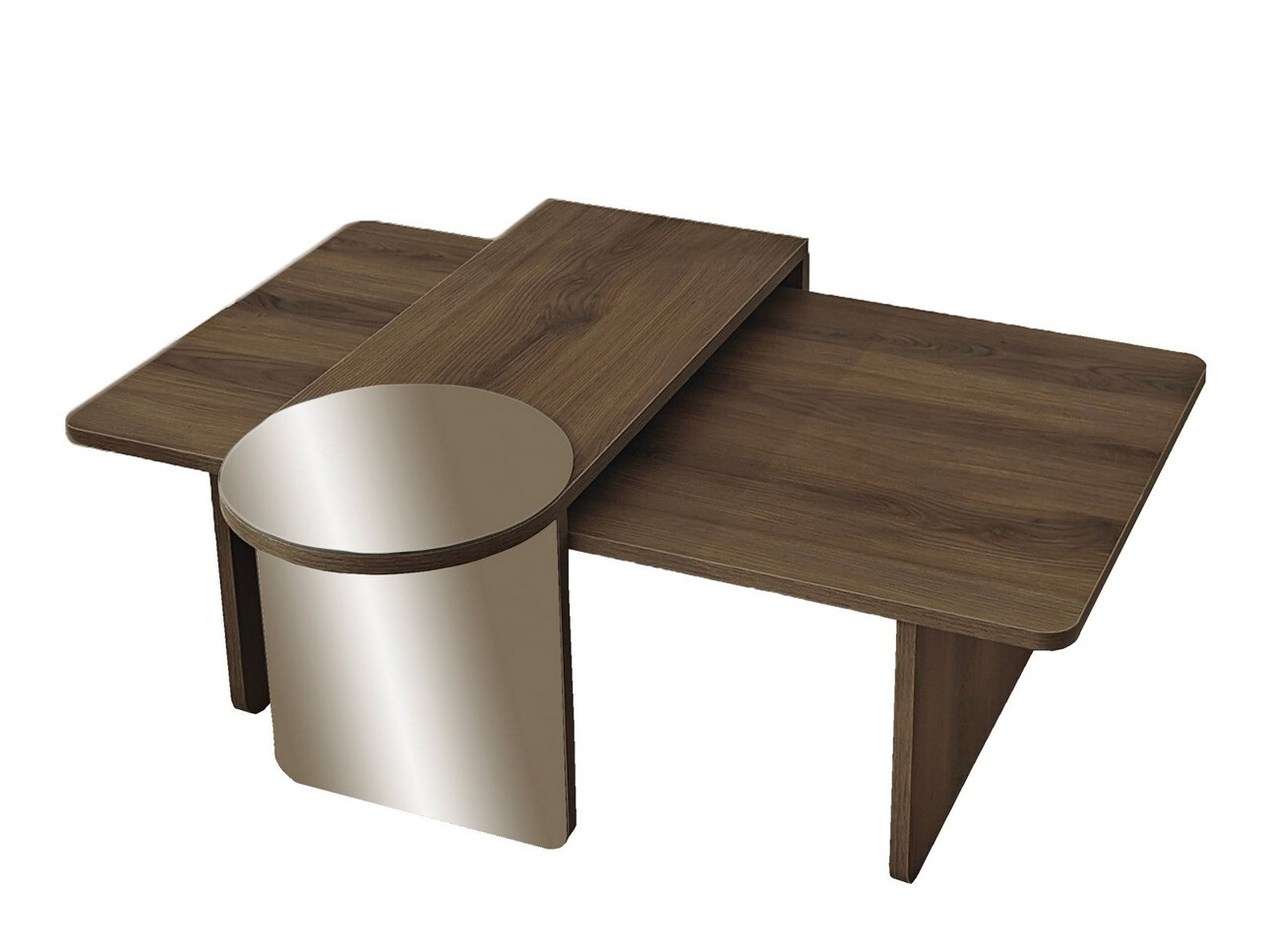 Set de măsuțe de cafea Kailua 2822 (Nuc)