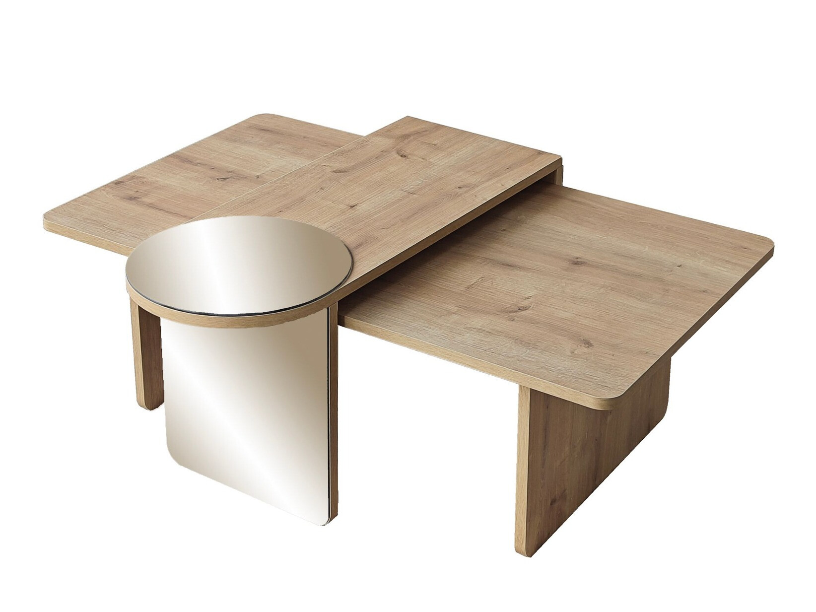 Set de măsuțe de cafea Kailua 2822 (Stejar)