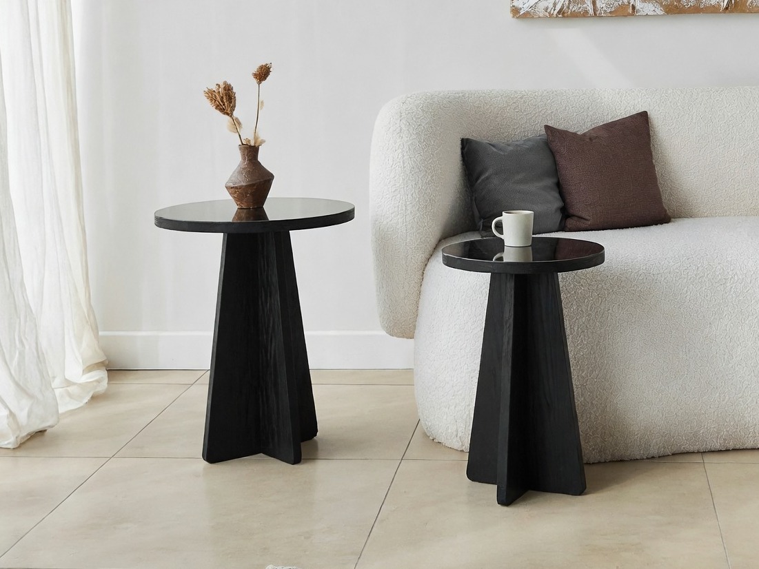 Set măsuțe laterale Kailua 2821 (Negru)