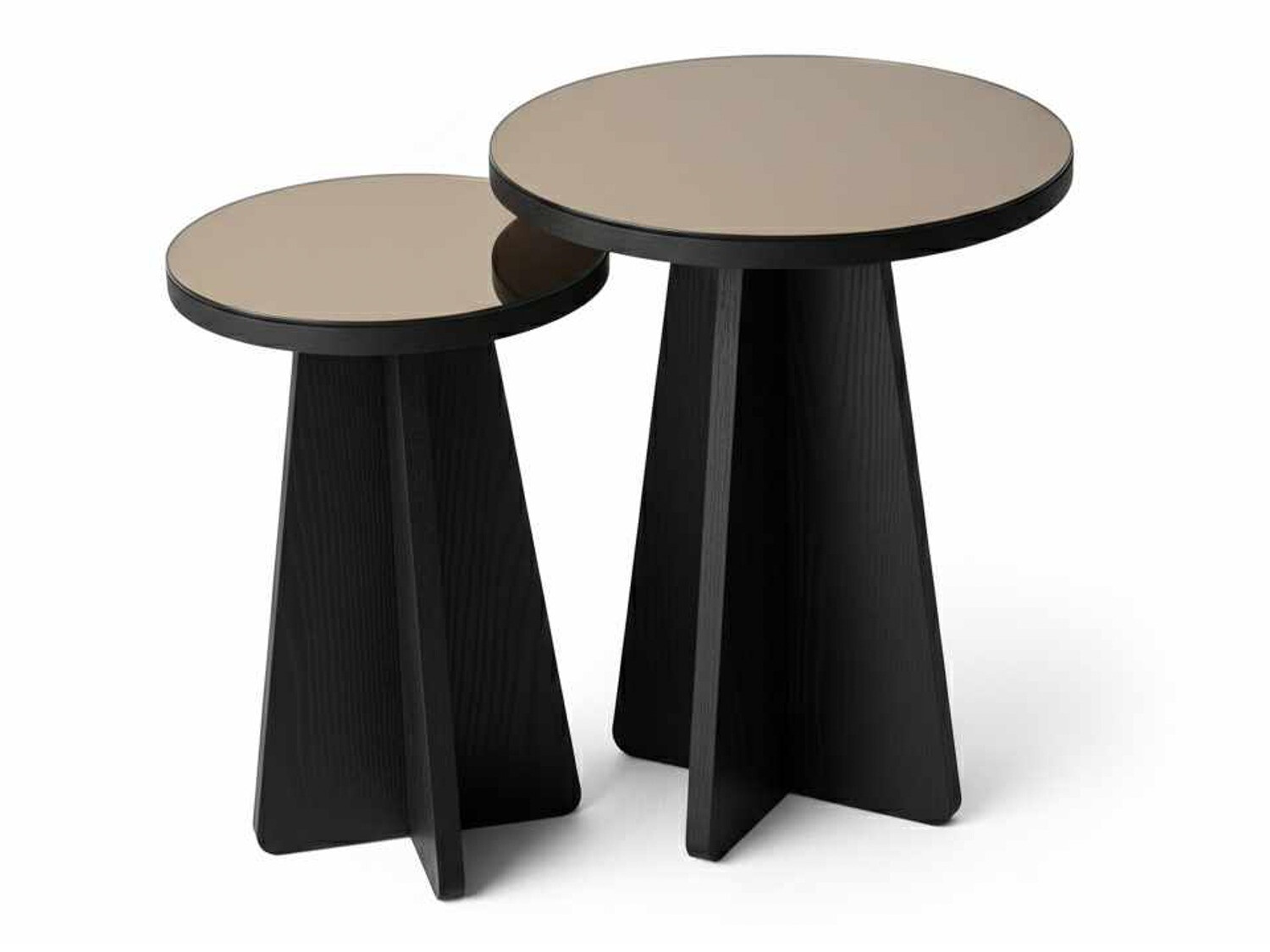 Set măsuțe laterale Kailua 2821 (Negru)