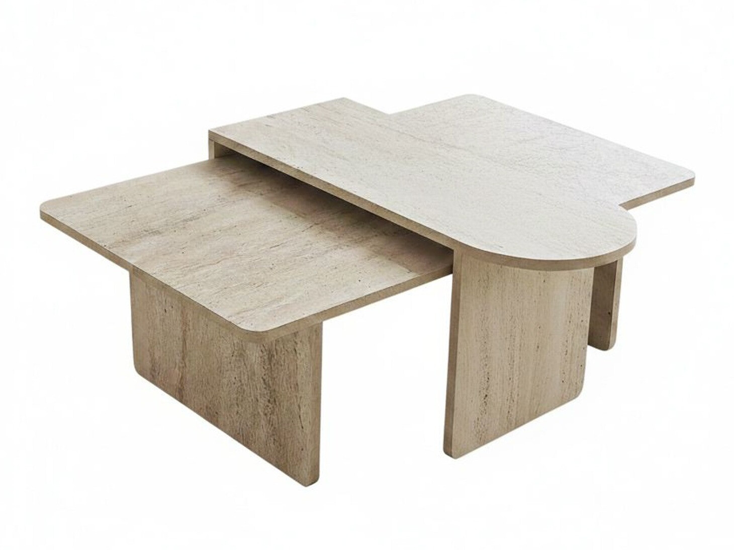 Set de măsuțe de cafea Kailua 2824 (Travertin ușor)