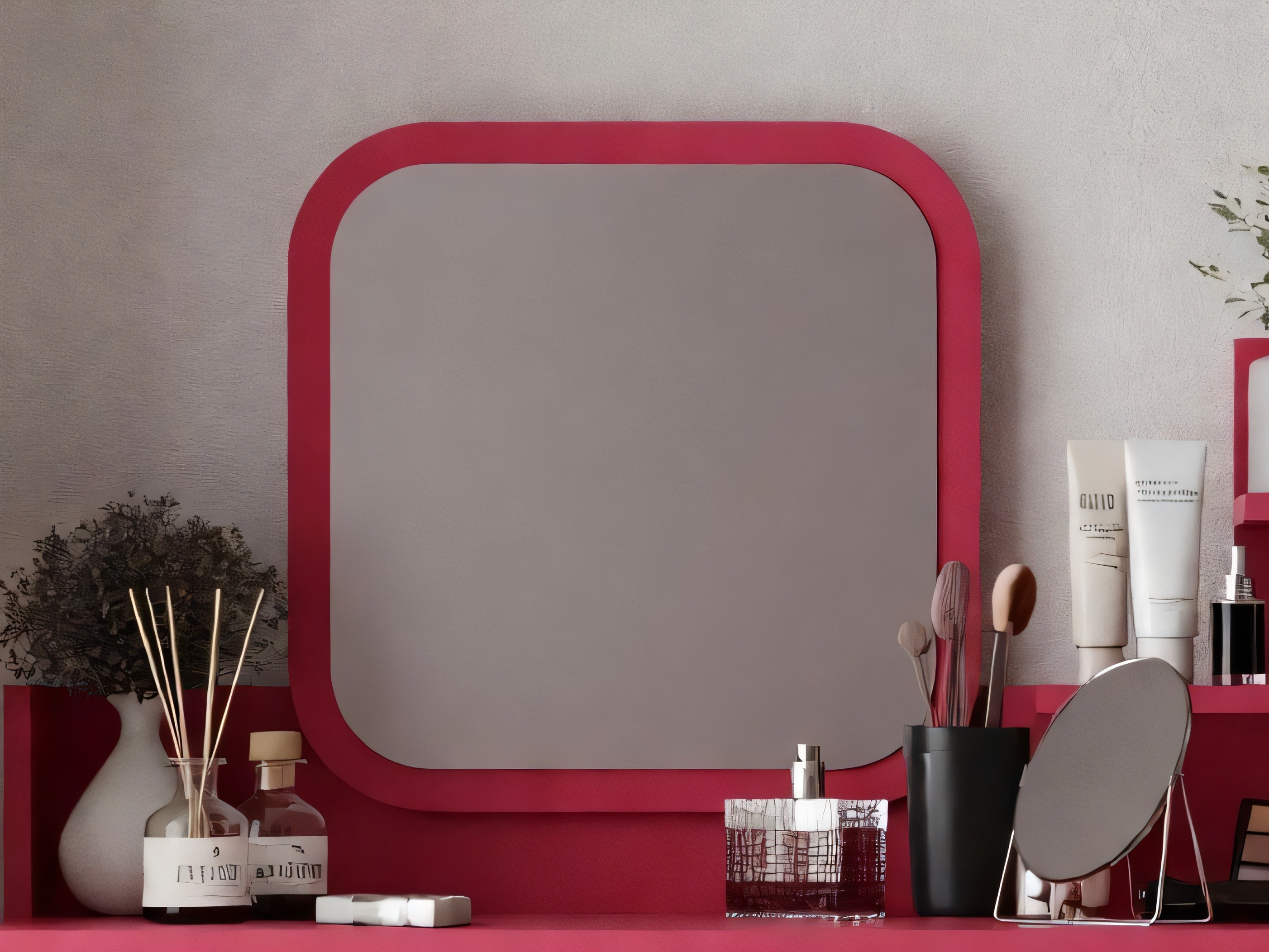 Măsuță de machiaj Kailua 2826 (Roze)